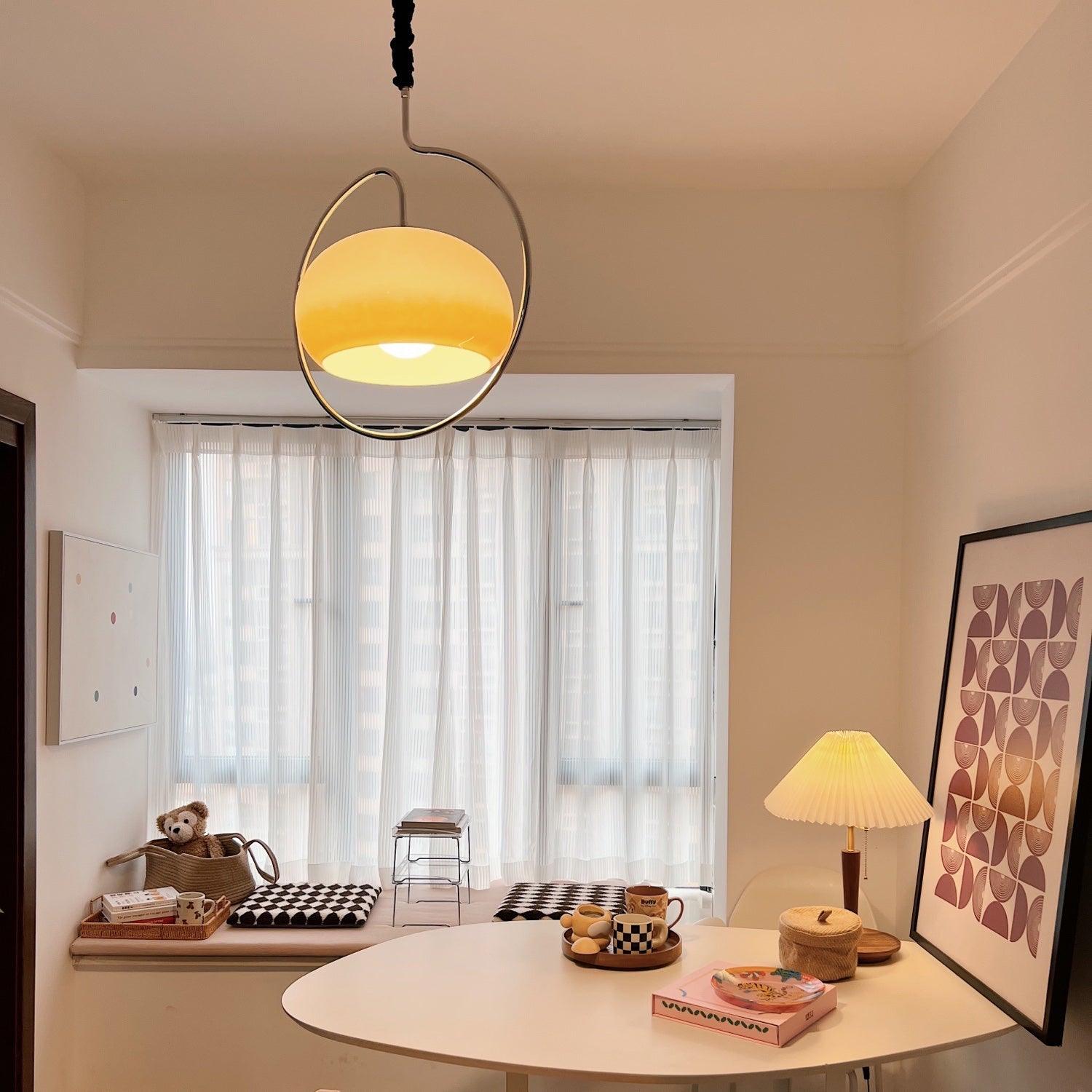 Xune Glass Retro Pendant Light-Neutral Decor
