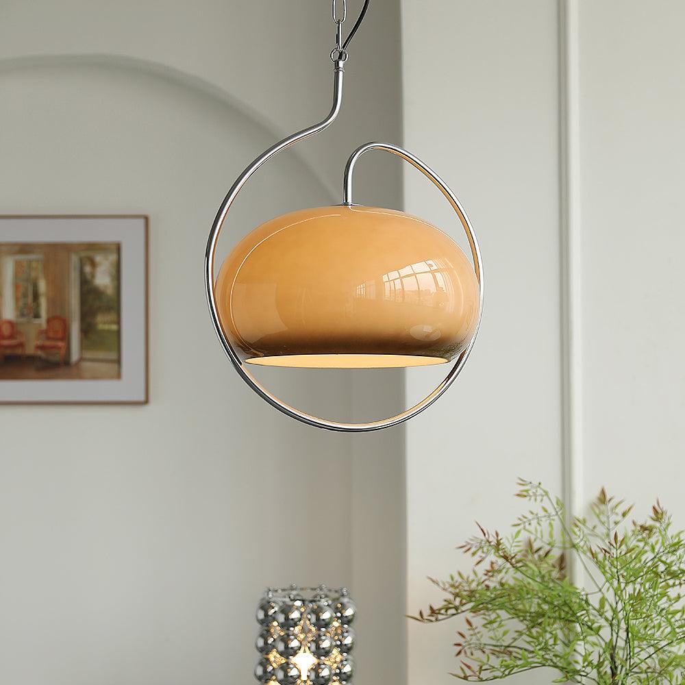 Xune Glass Retro Pendant Light-Neutral Decor