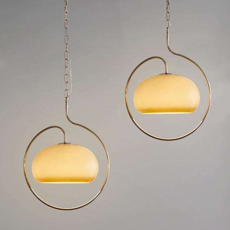 Medieval Premium Nordic Art Swag Glass Pendant Light-Neutral Decor