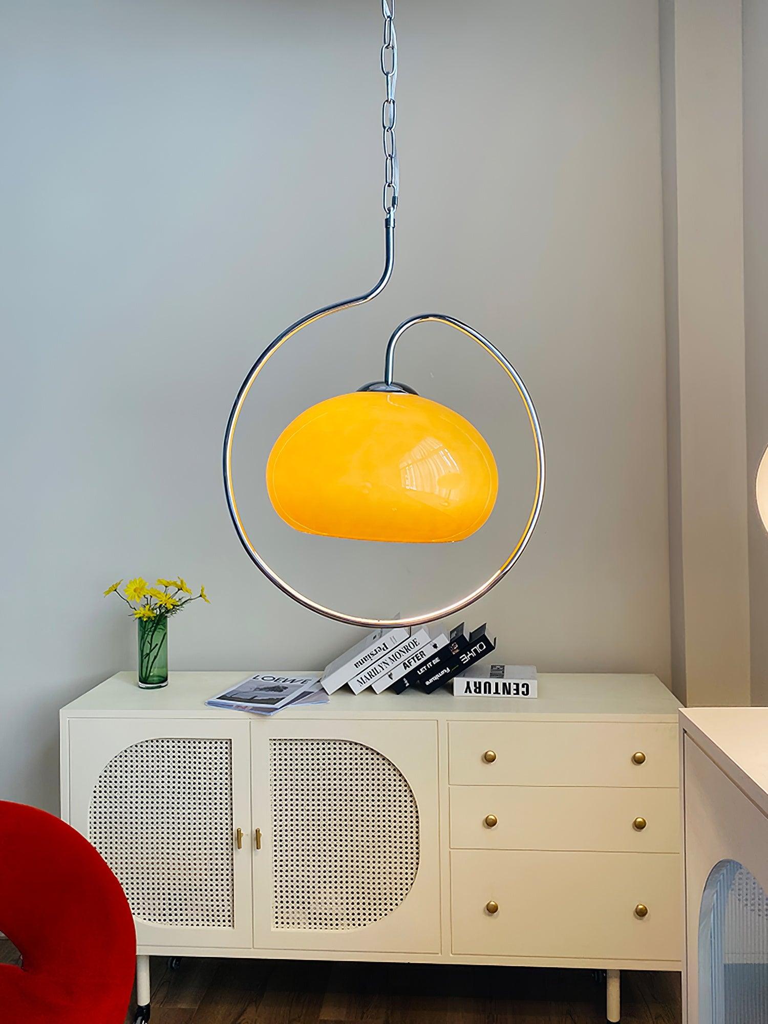 Xune Glass Retro Pendant Light-Neutral Decor