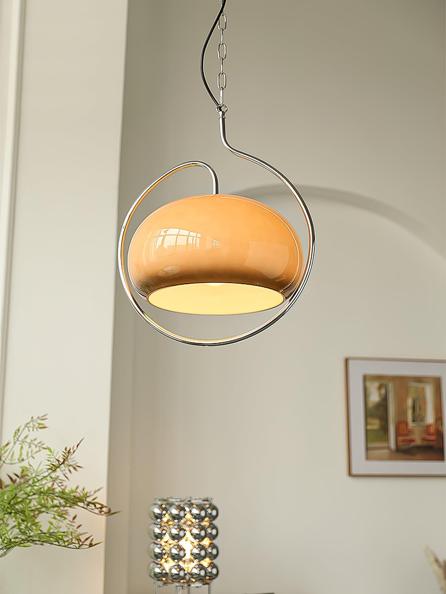Medieval Premium Nordic Art Swag Glass Pendant Light-Neutral Decor