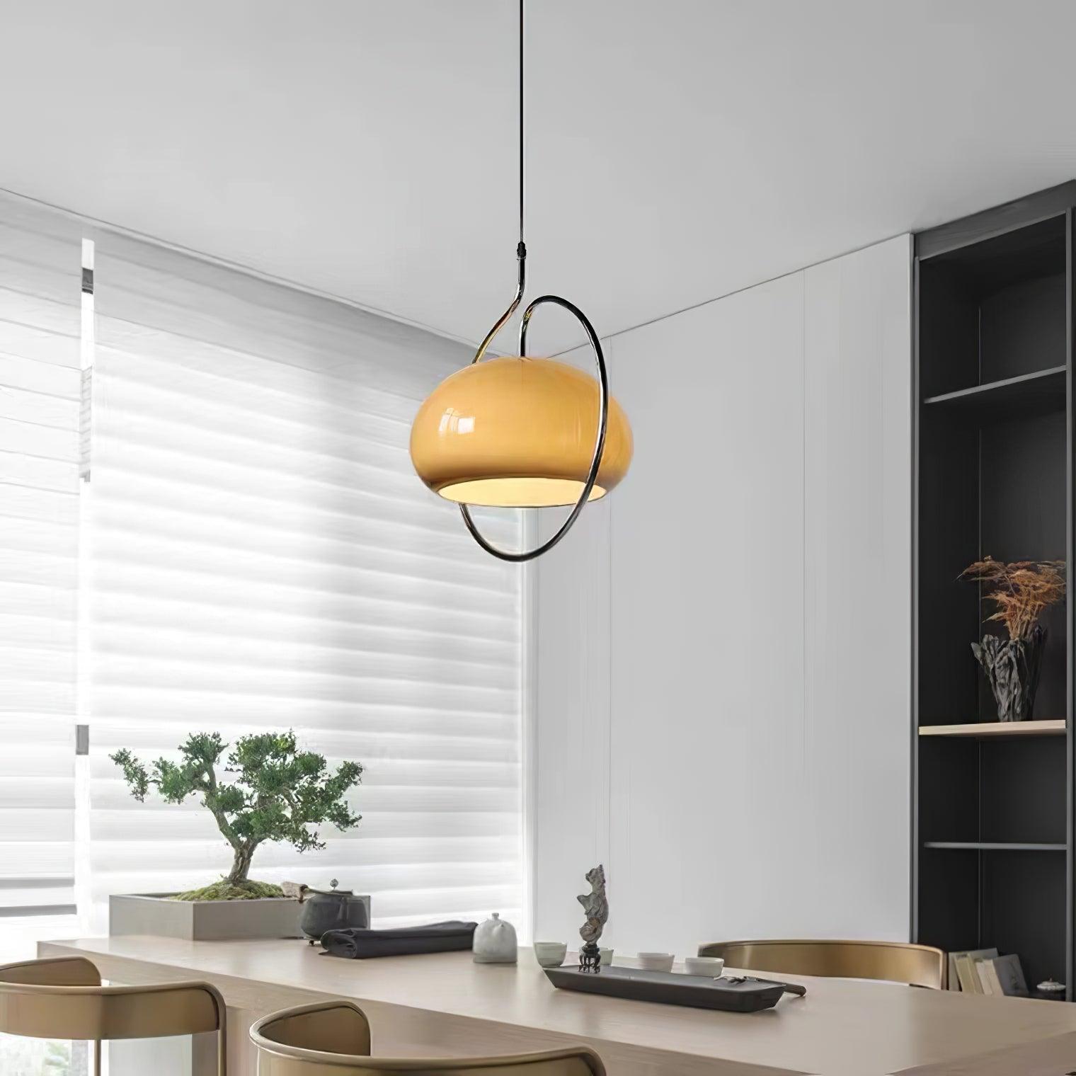 Xune Glass Retro Pendant Light-Neutral Decor