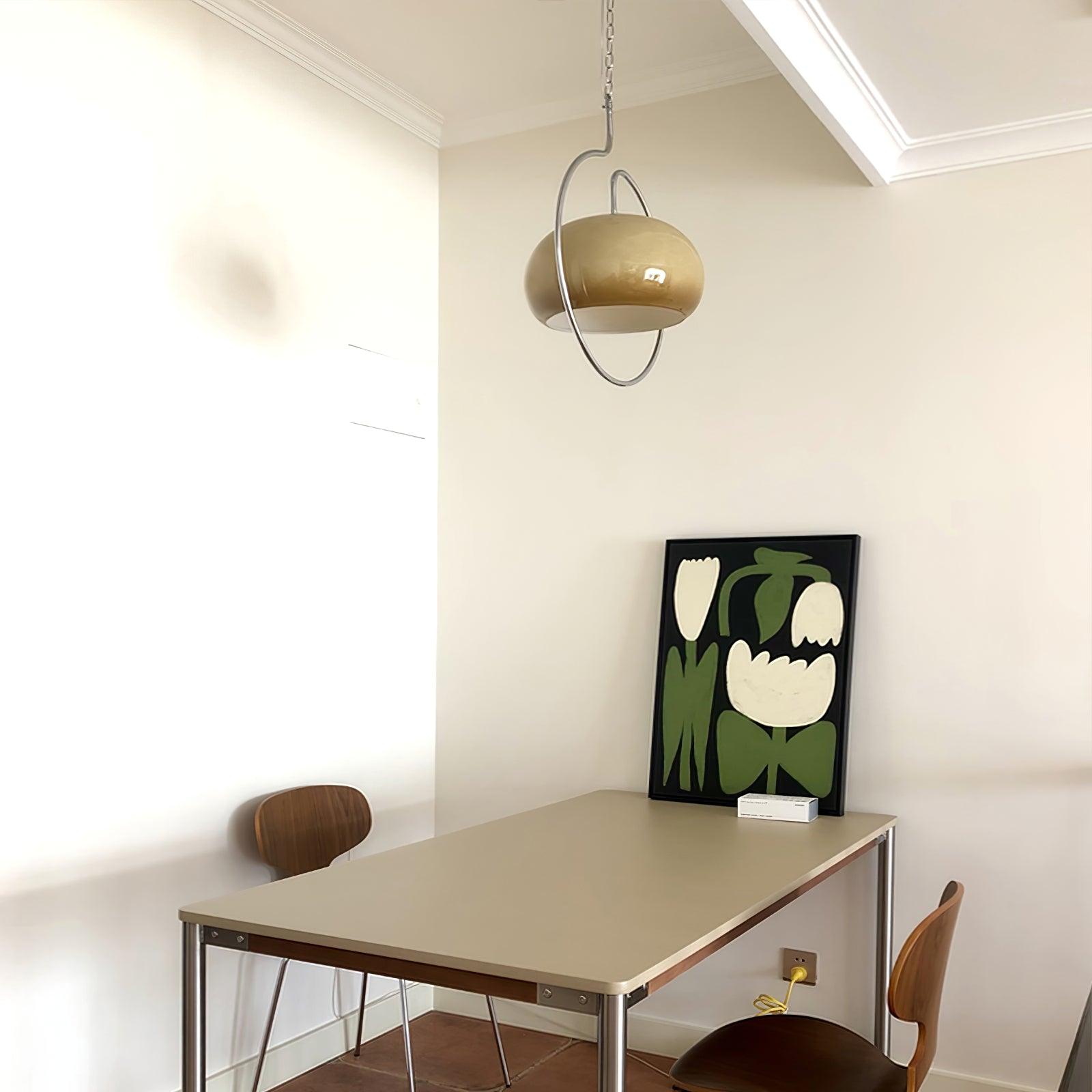 Xune Glass Retro Pendant Light-Neutral Decor