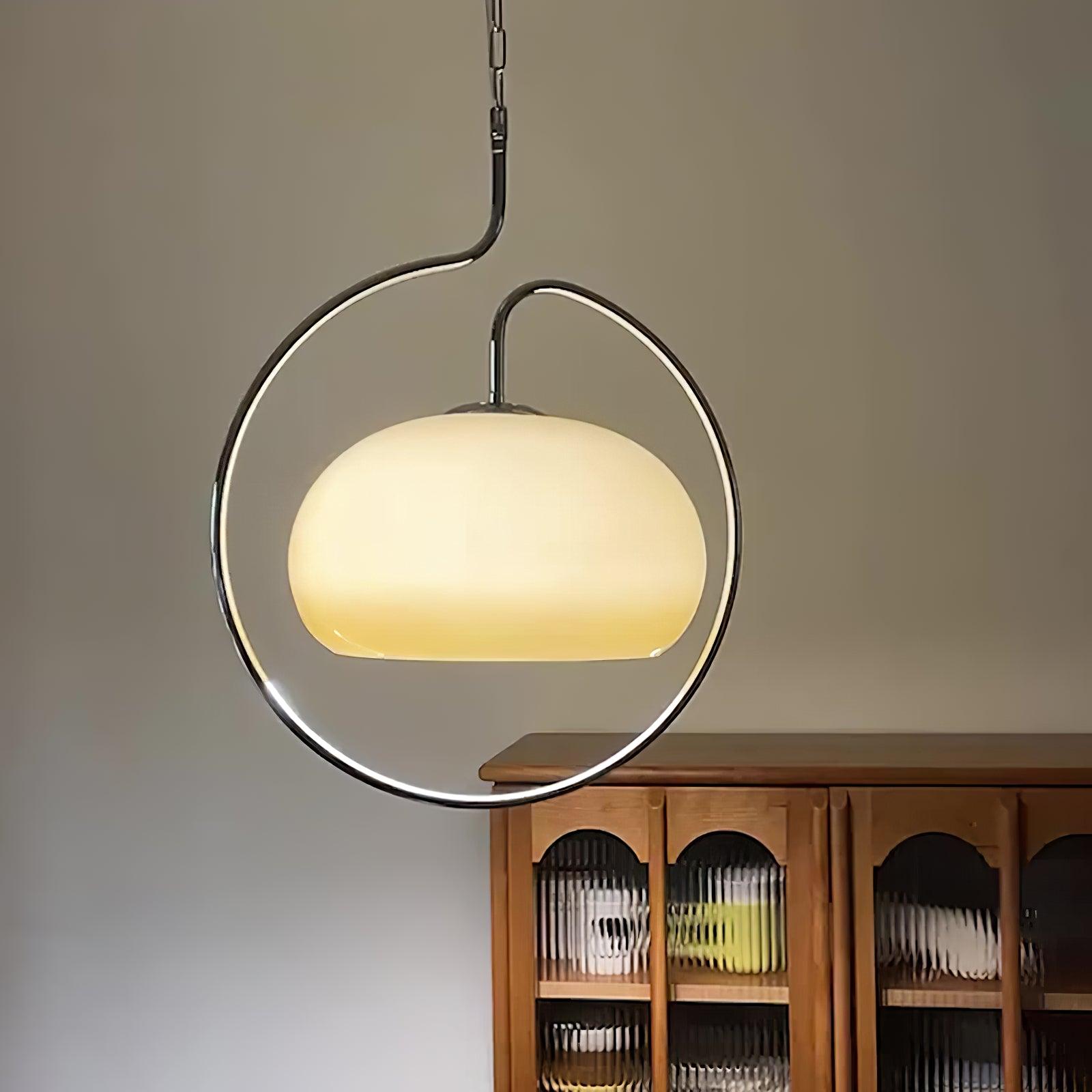 Xune Glass Retro Pendant Light-Neutral Decor