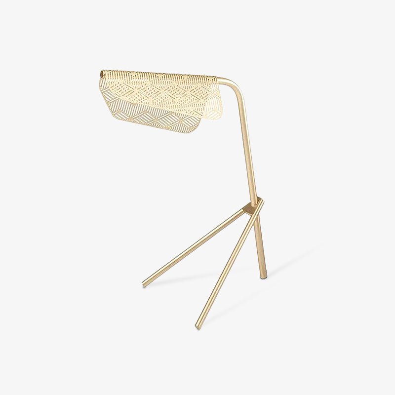 Lattice Gold Geometric Table Lamp-Neutral Decor