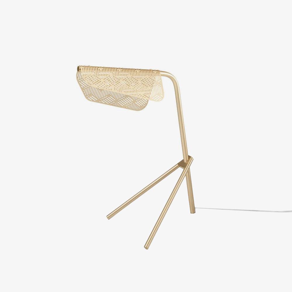 Lattice Gold Geometric Table Lamp-Neutral Decor