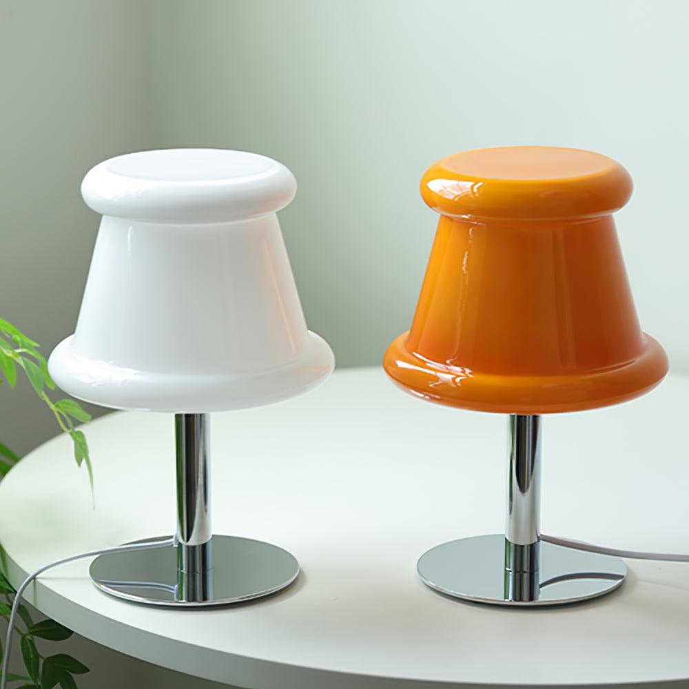 Vodor Retro Glass Table Lamp-Neutral Decor