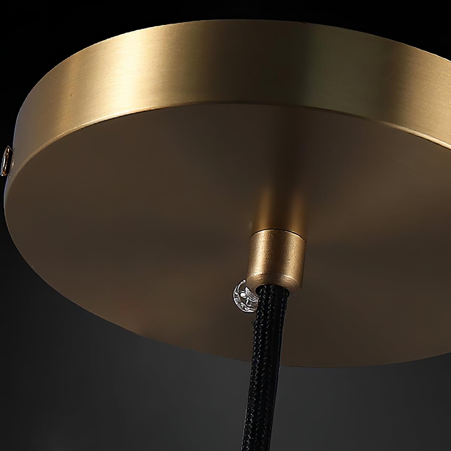 Vicarus Layered Alabaster Pendant Light-Neutral Decor