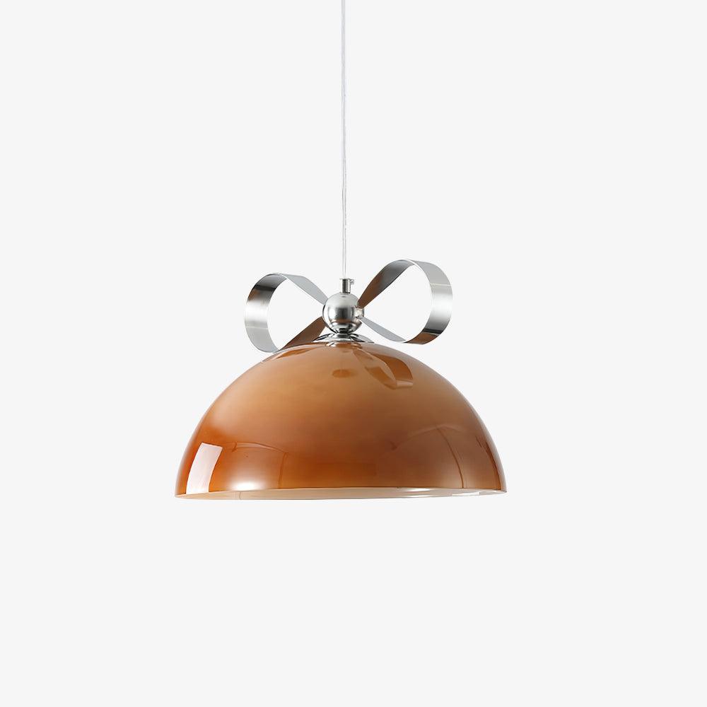 Lustra Pendant Light Glass Amber Dining-Neutral Decor