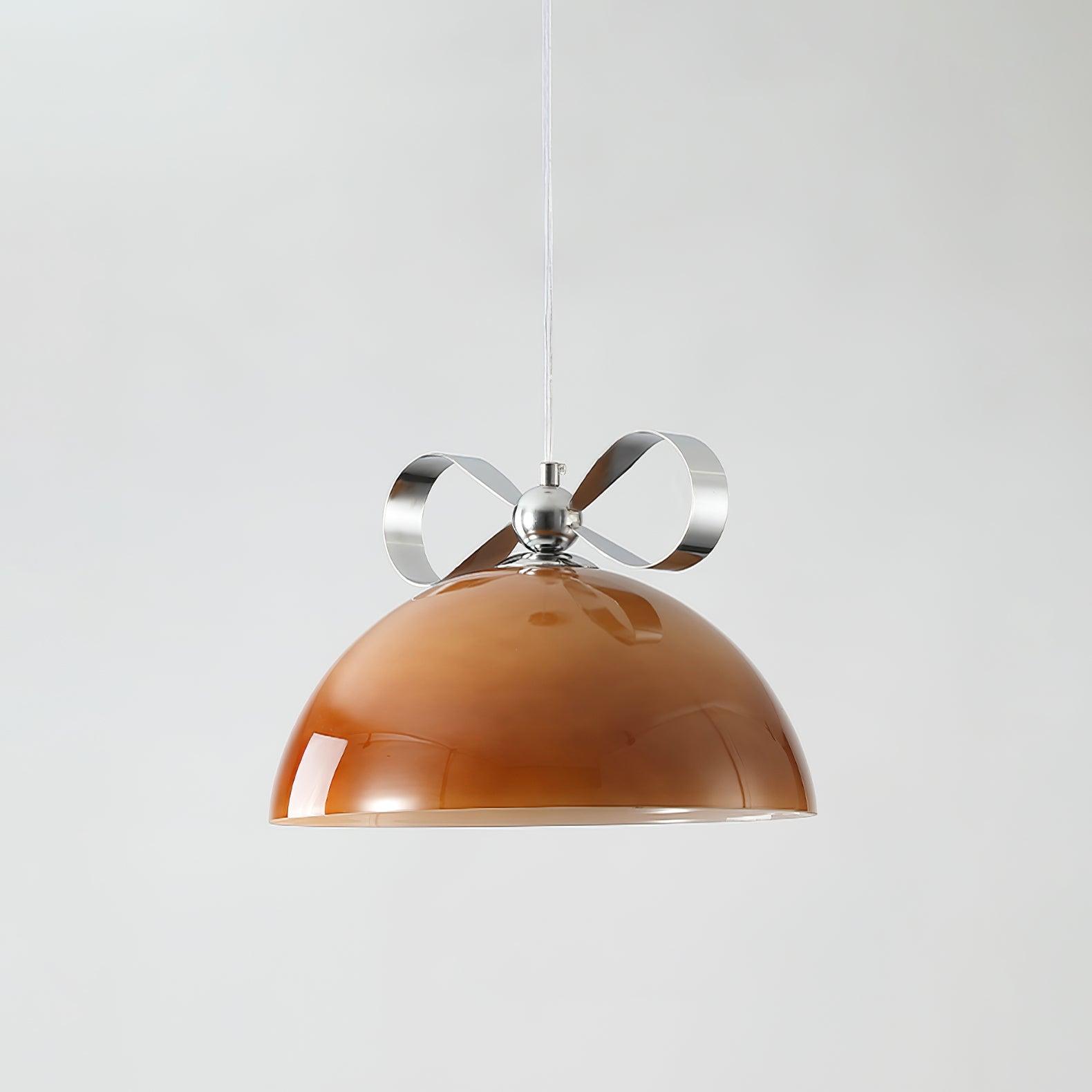 Lustra Pendant Light Glass Amber Dining-Neutral Decor
