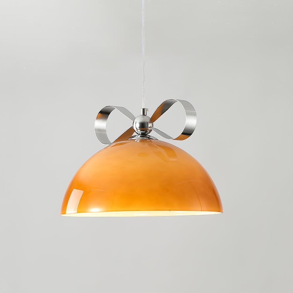 Lustra Pendant Light Glass Amber Dining-Neutral Decor