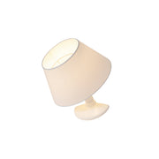 Melampo Wall Lamp in white against a neutral background.