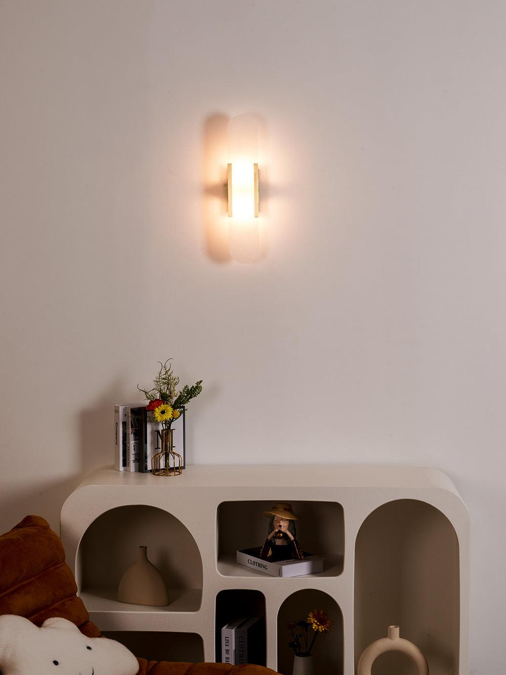 Olraeia Alabaster Dual Wall Lamp-Neutral Decor