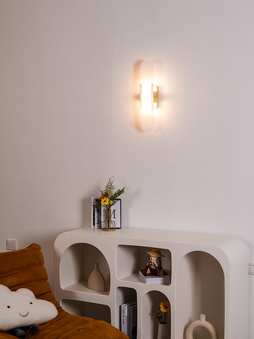 Olraeia Alabaster Dual Wall Lamp-Neutral Decor