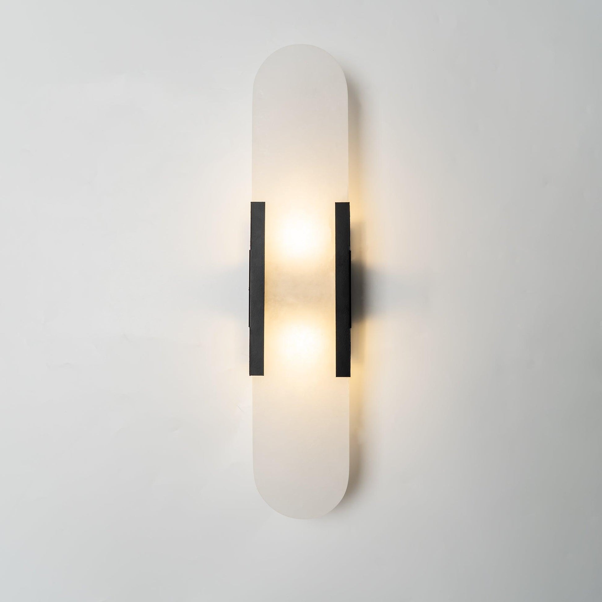 Olraeia Alabaster Dual Wall Lamp-Neutral Decor