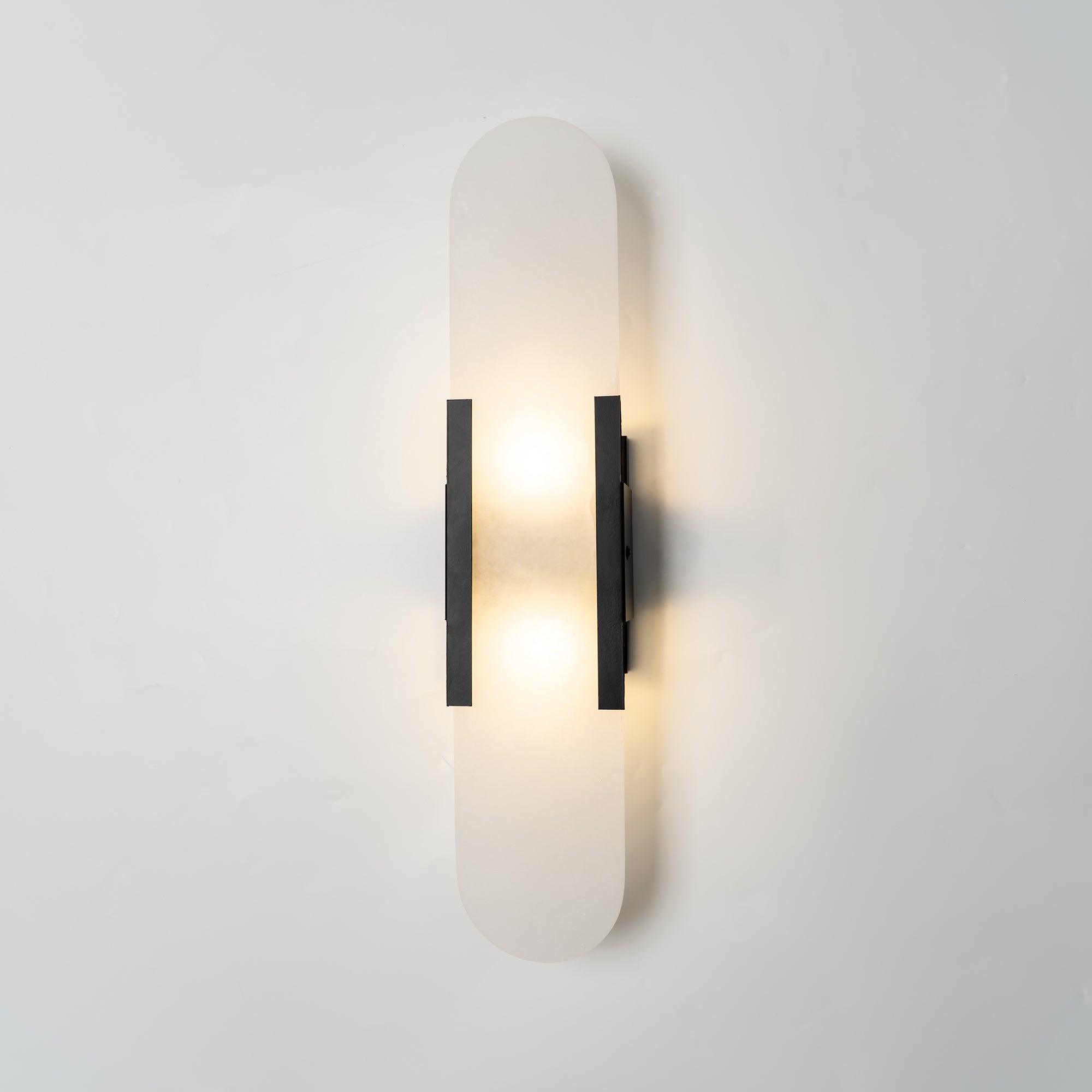 Olraeia Alabaster Dual Wall Lamp-Neutral Decor