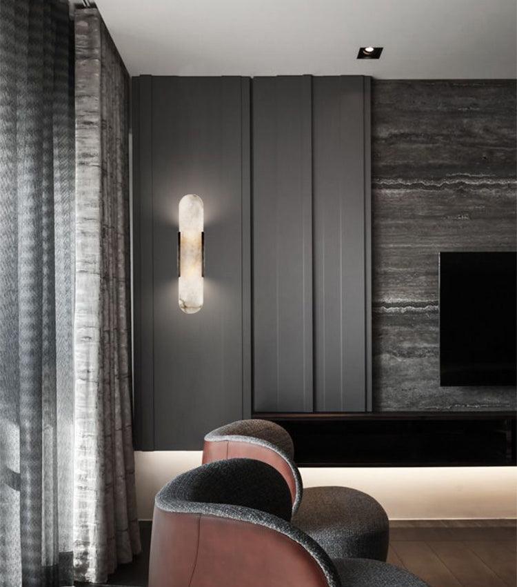 Olraeia Alabaster Dual Wall Lamp-Neutral Decor