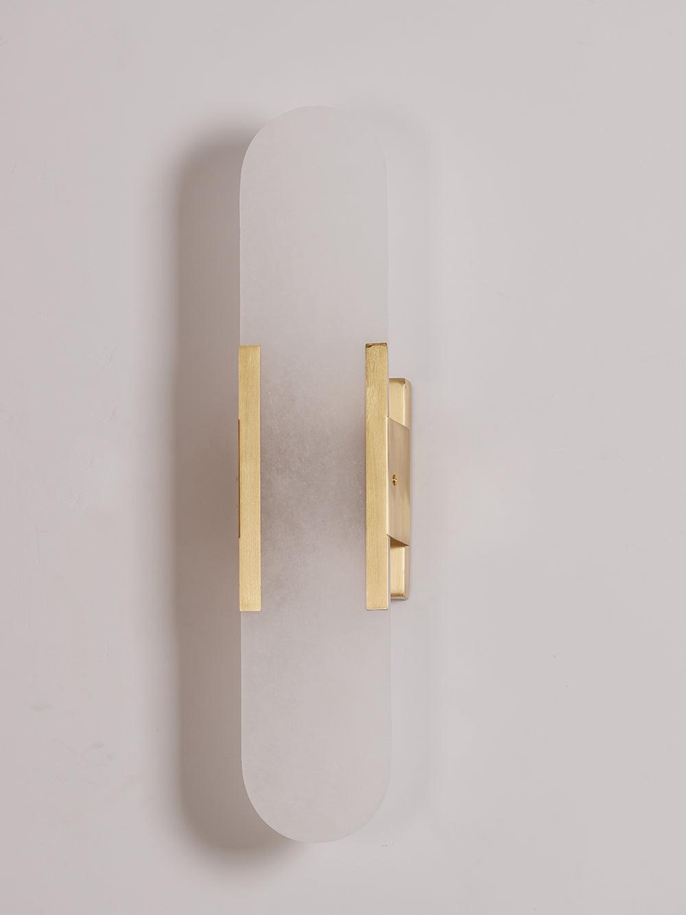 Olraeia Alabaster Dual Wall Lamp-Neutral Decor
