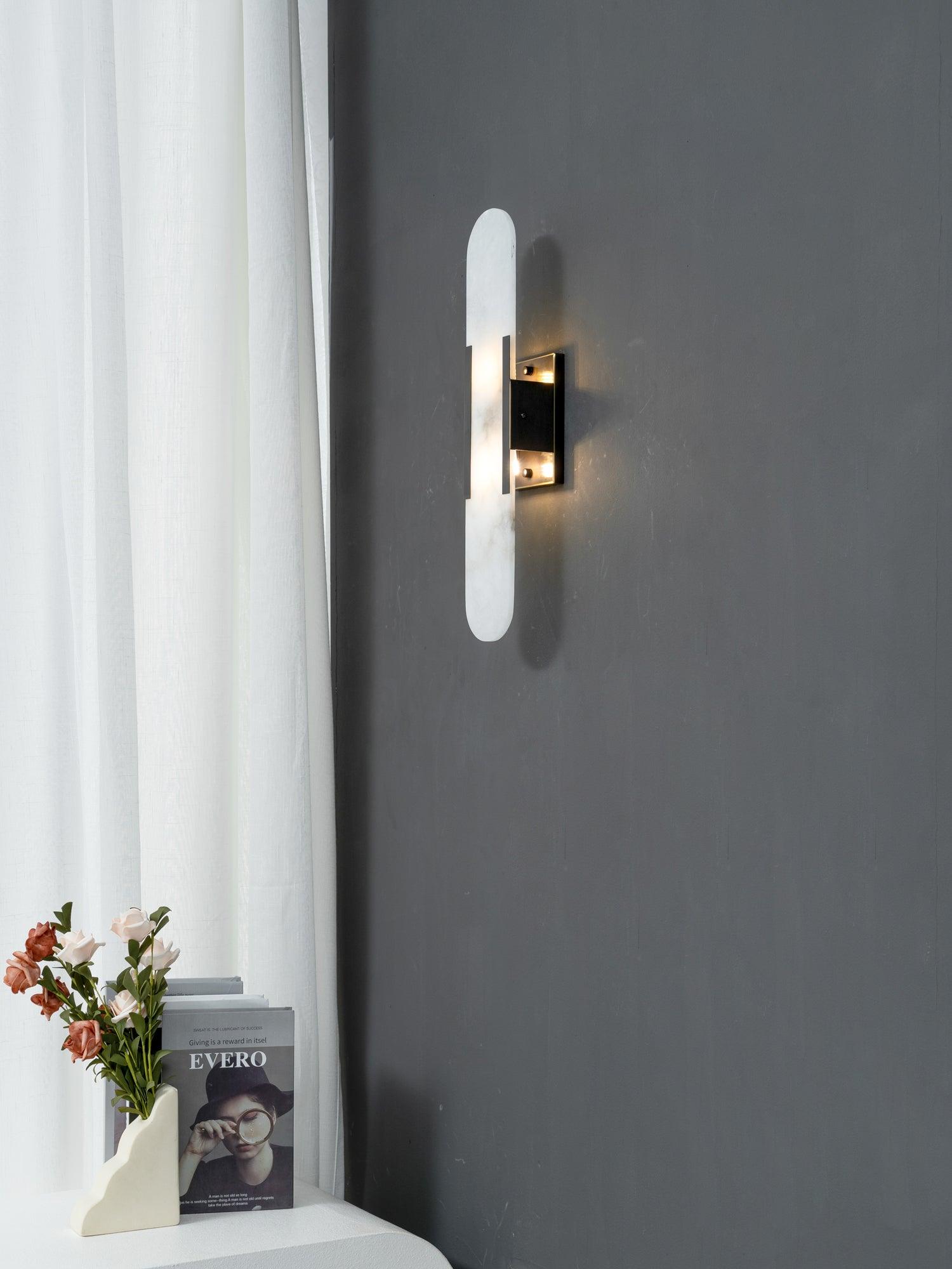 Olraeia Alabaster Dual Wall Lamp-Neutral Decor
