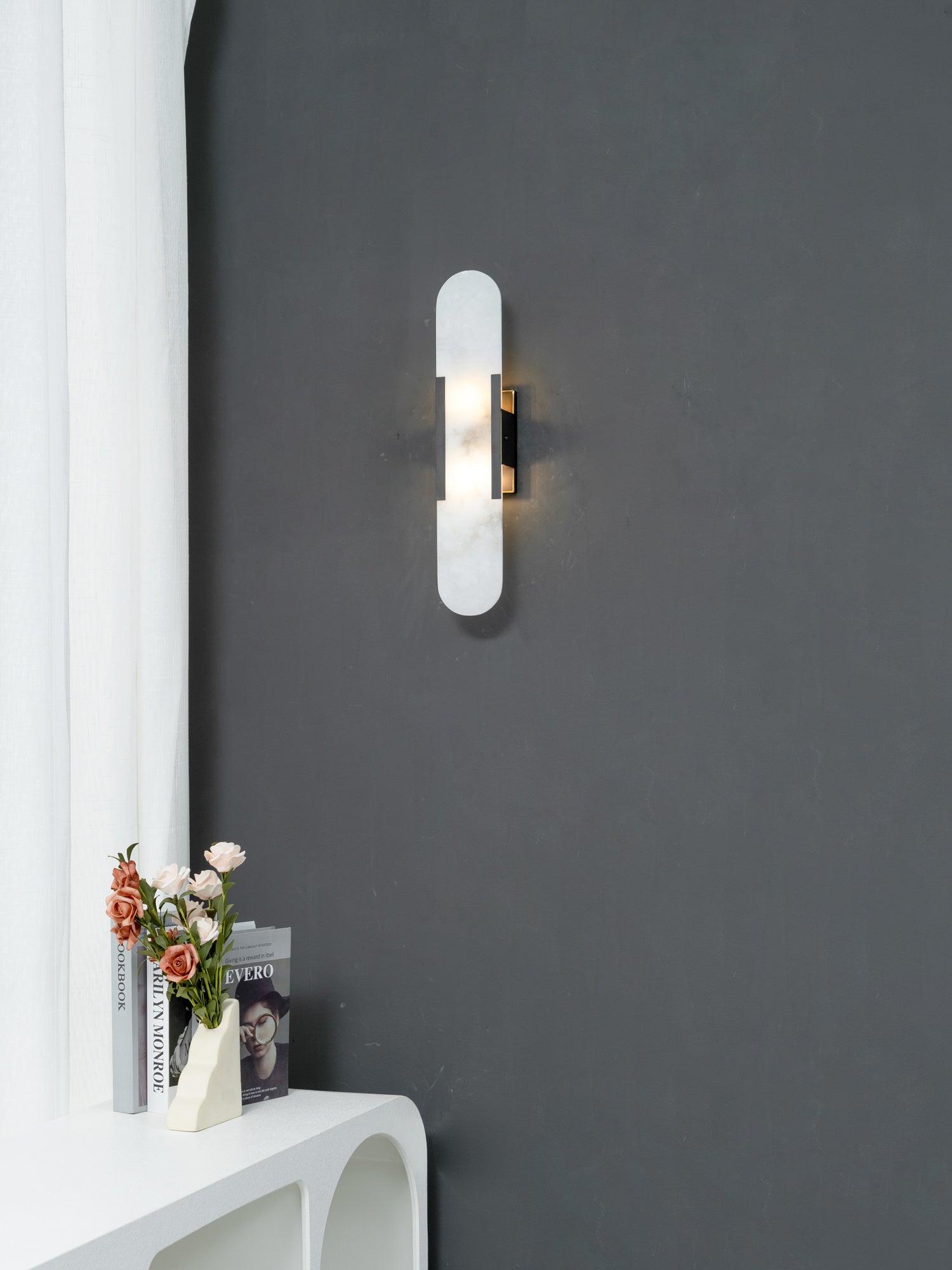 Olraeia Alabaster Dual Wall Lamp-Neutral Decor