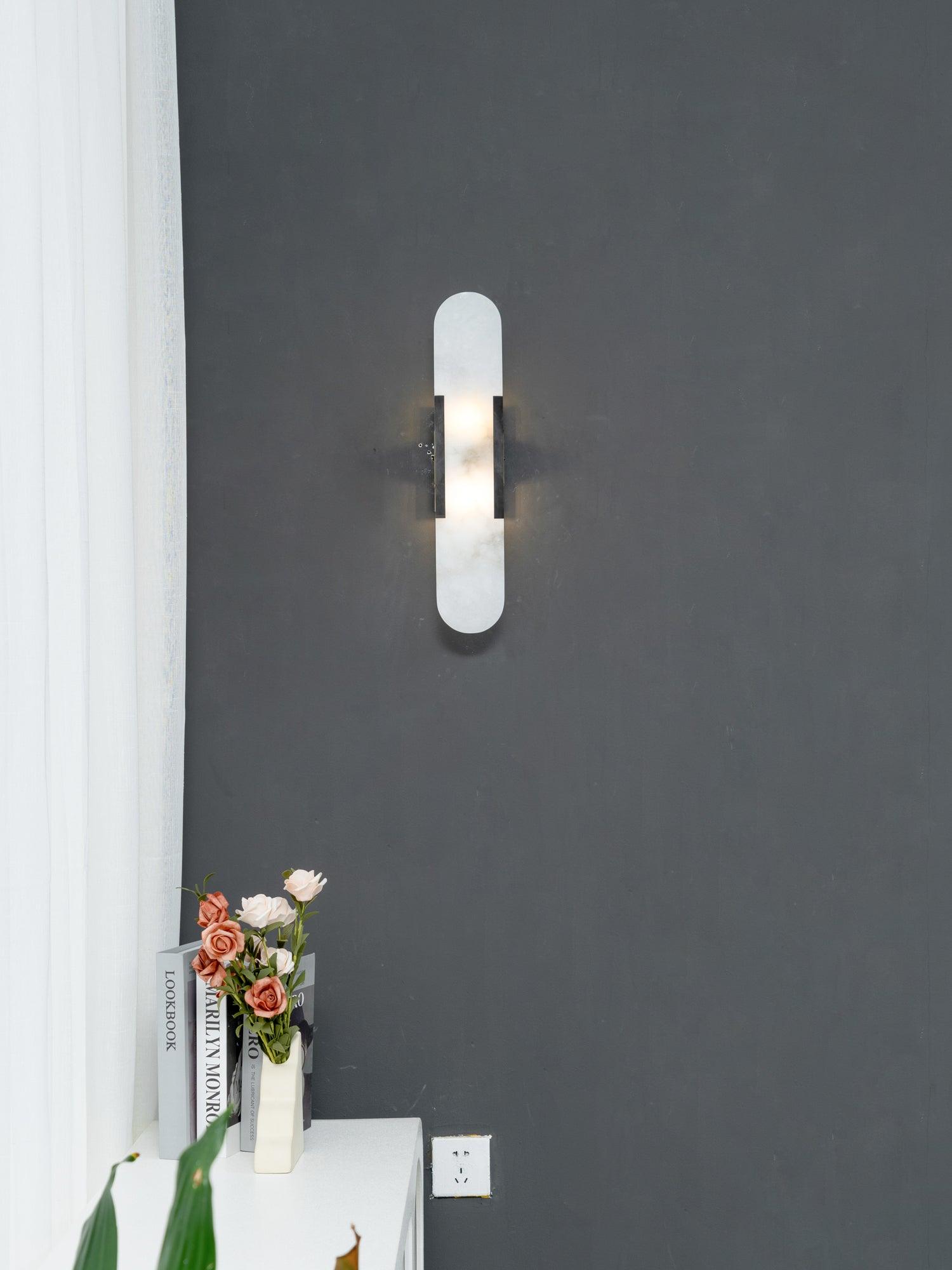 Olraeia Alabaster Dual Wall Lamp-Neutral Decor