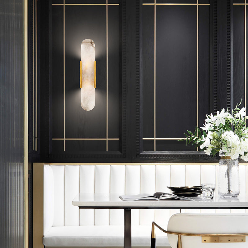 Olraeia Alabaster Dual Wall Lamp-Neutral Decor