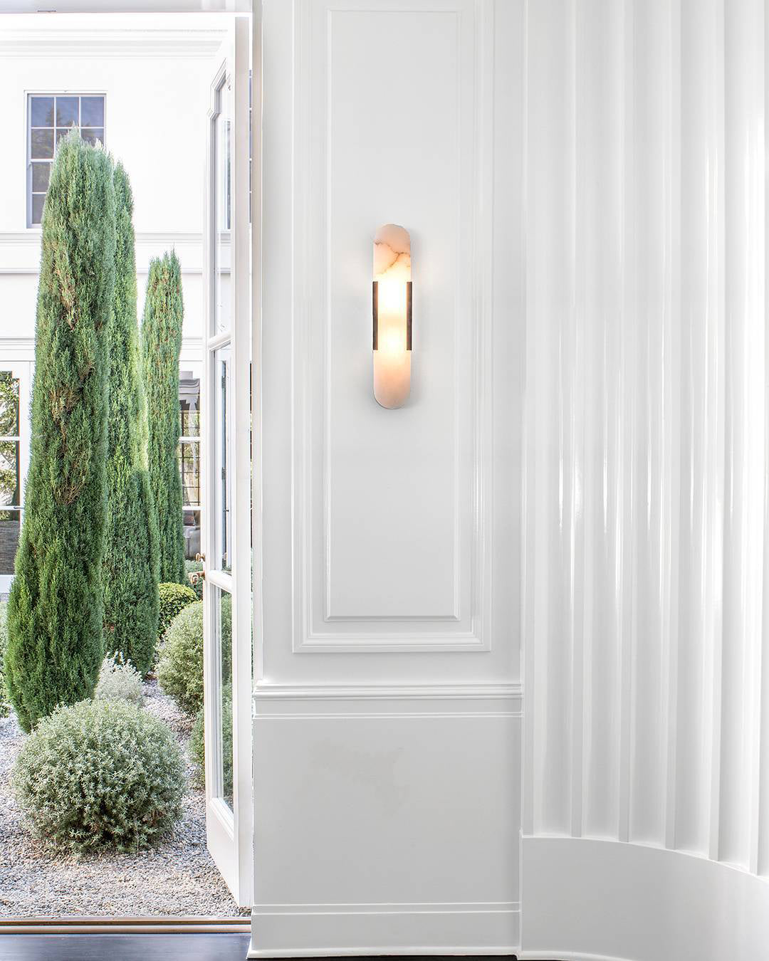 Olraeia Alabaster Dual Wall Lamp-Neutral Decor