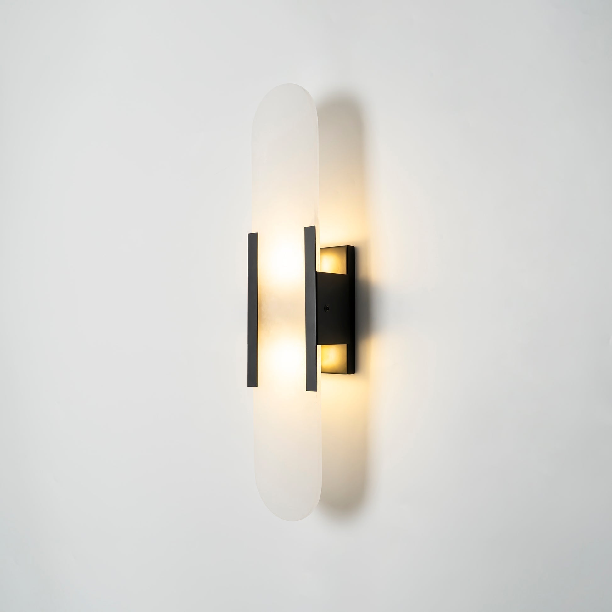 Olraeia Alabaster Dual Wall Lamp-Neutral Decor