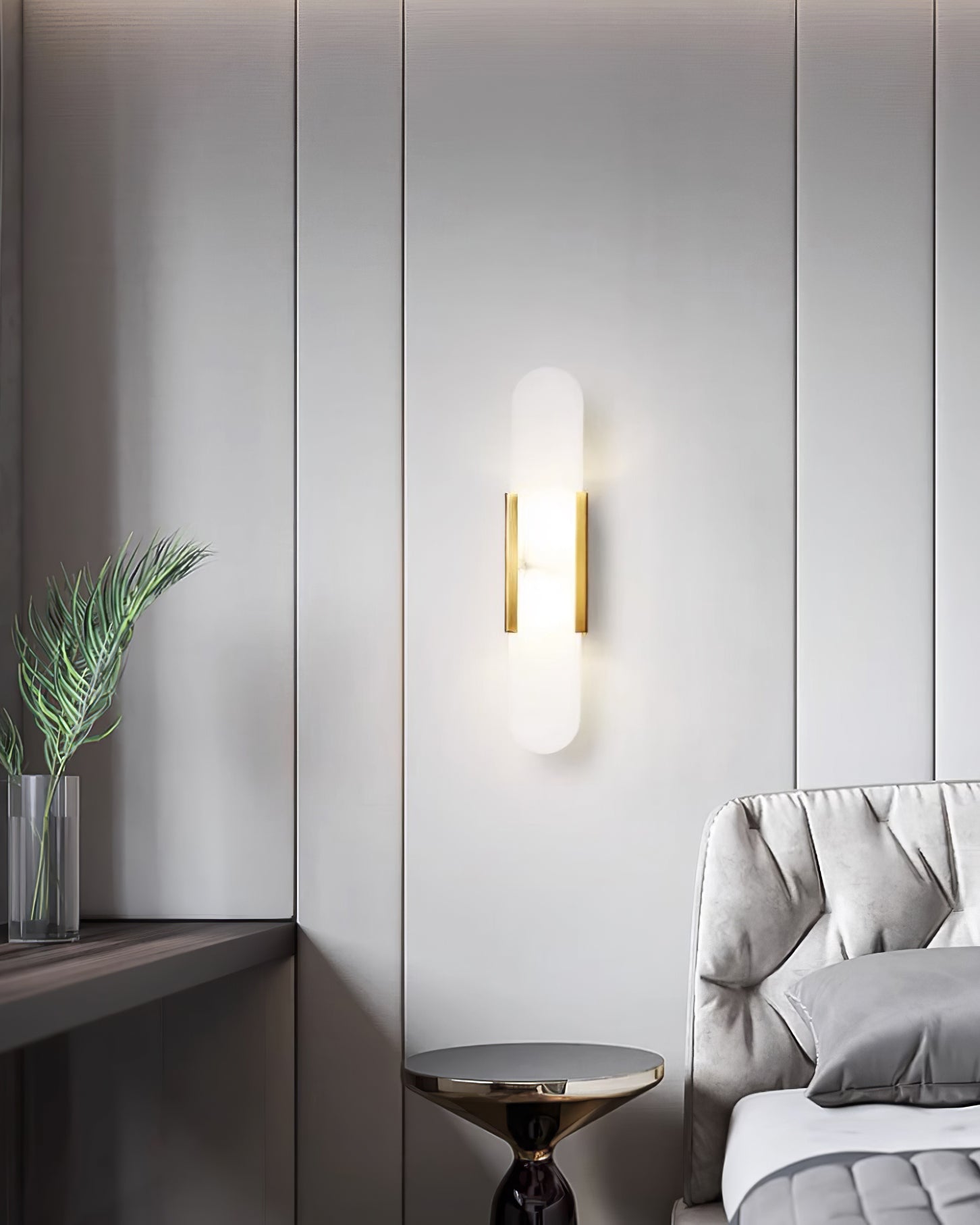 Olraeia Alabaster Dual Wall Lamp-Neutral Decor