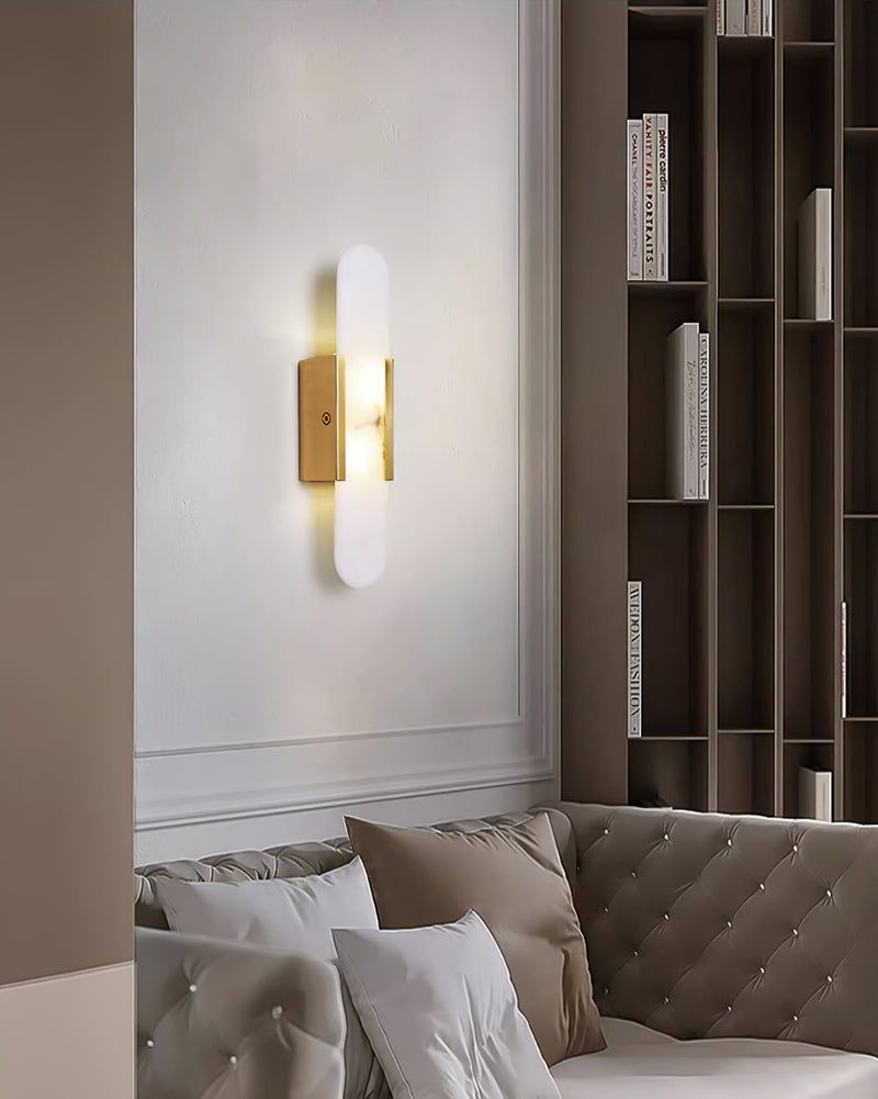 Olraeia Alabaster Dual Wall Lamp-Neutral Decor