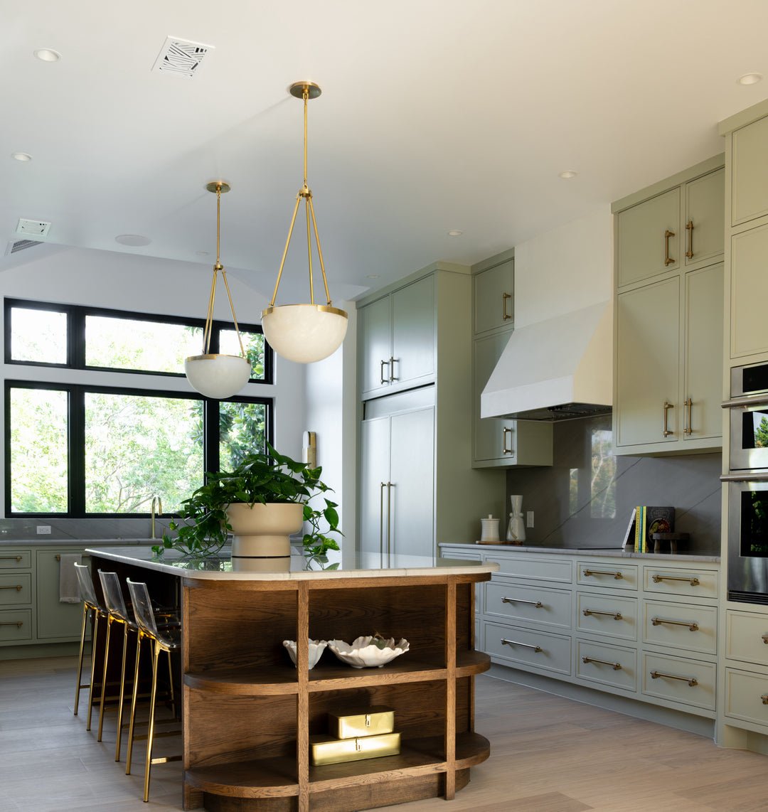 Dione Minimalist Alabaster Pendant Light-Neutral Decor