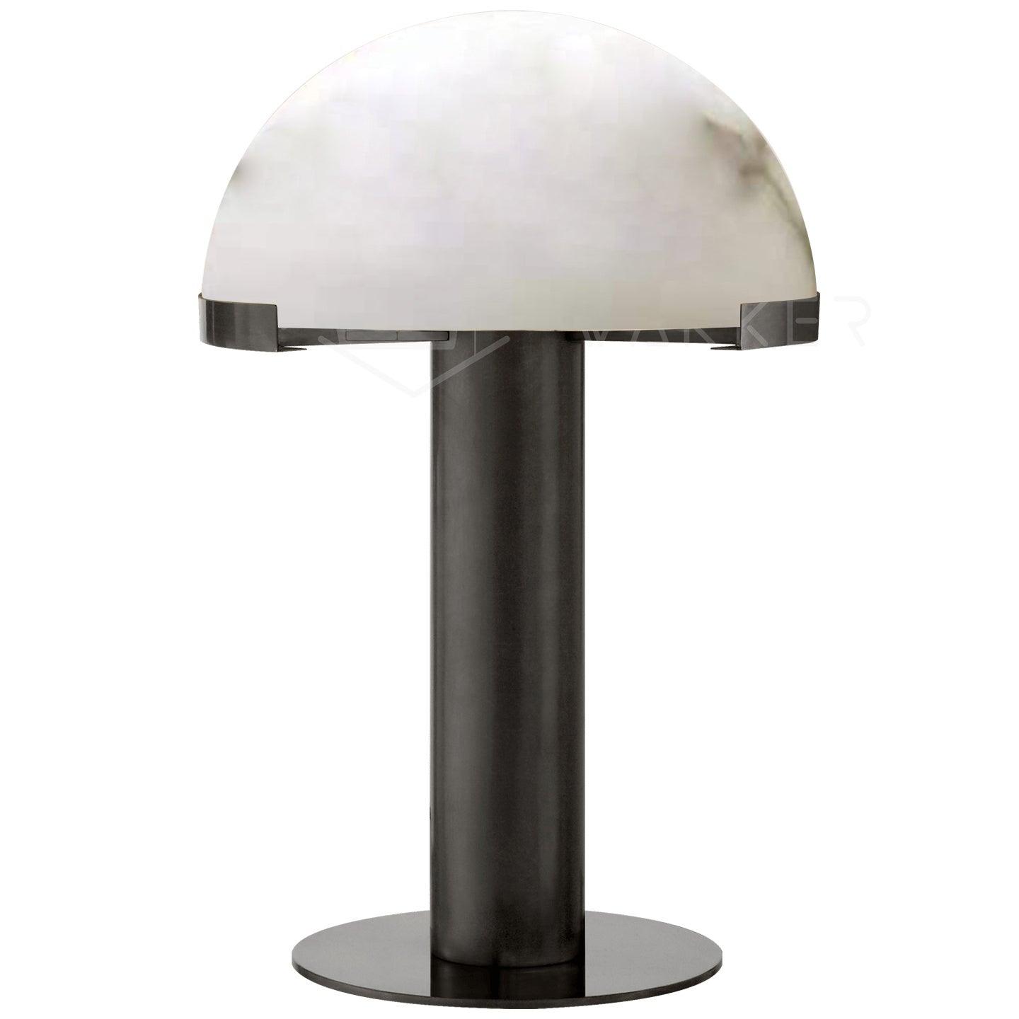 Keir Alabaster Table Lamp-Neutral Decor