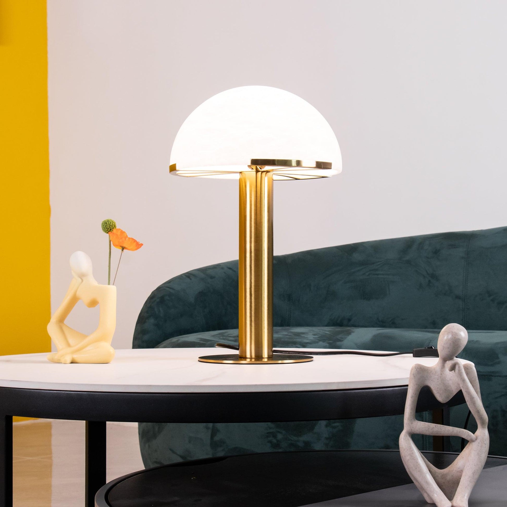 Keir Alabaster Table Lamp-Neutral Decor