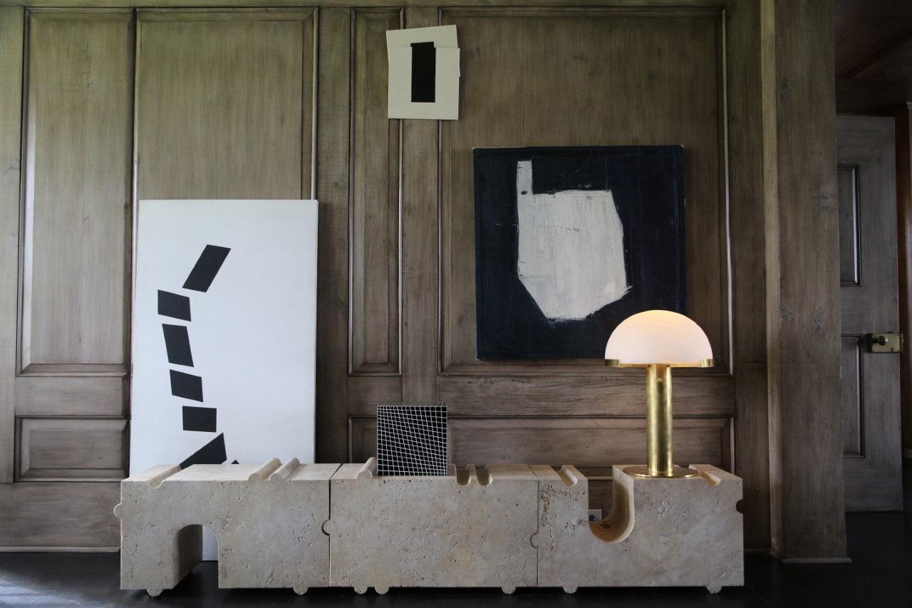 Keir Alabaster Table Lamp-Neutral Decor