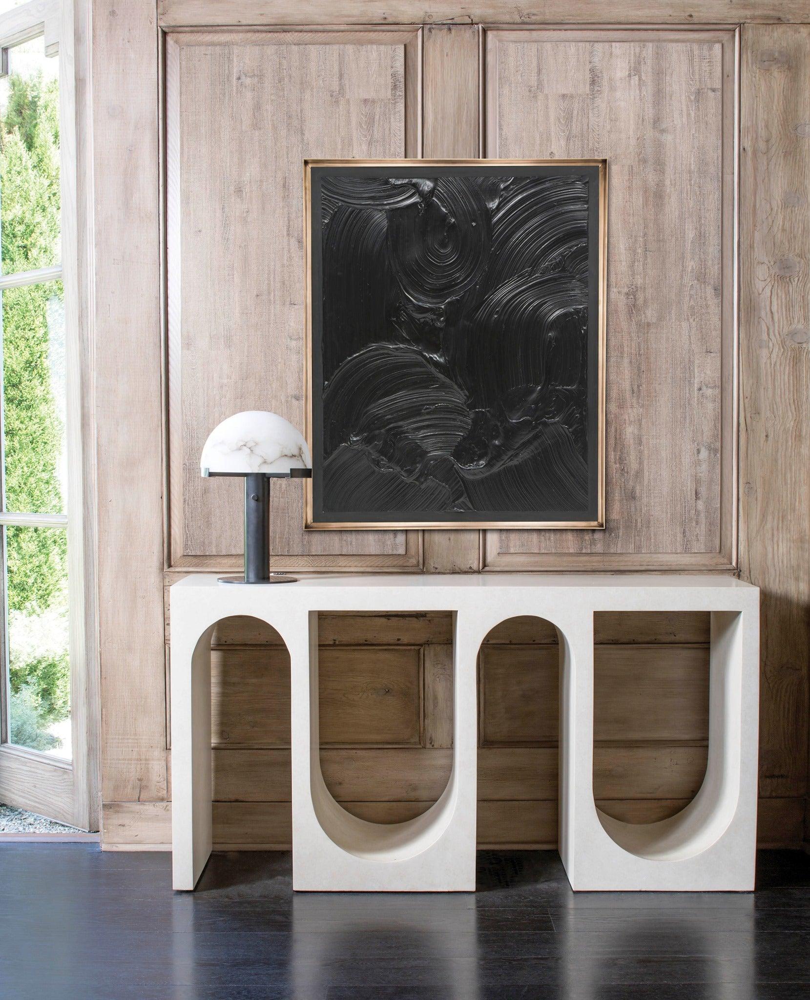 Keir Alabaster Table Lamp-Neutral Decor