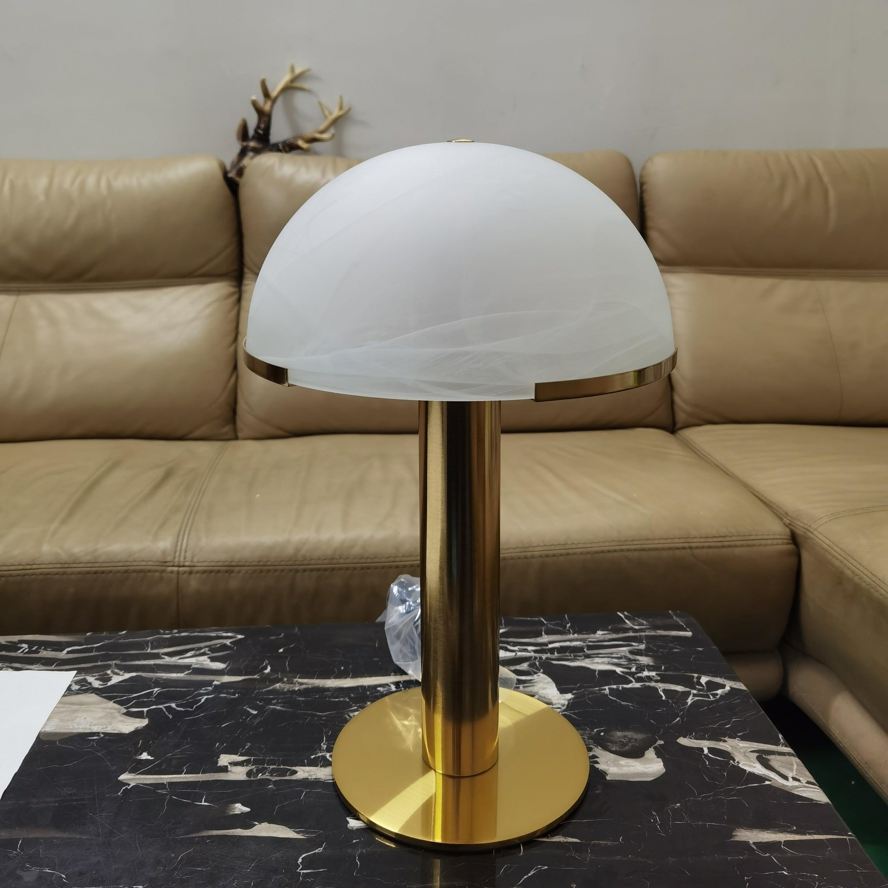 Keir Alabaster Table Lamp-Neutral Decor