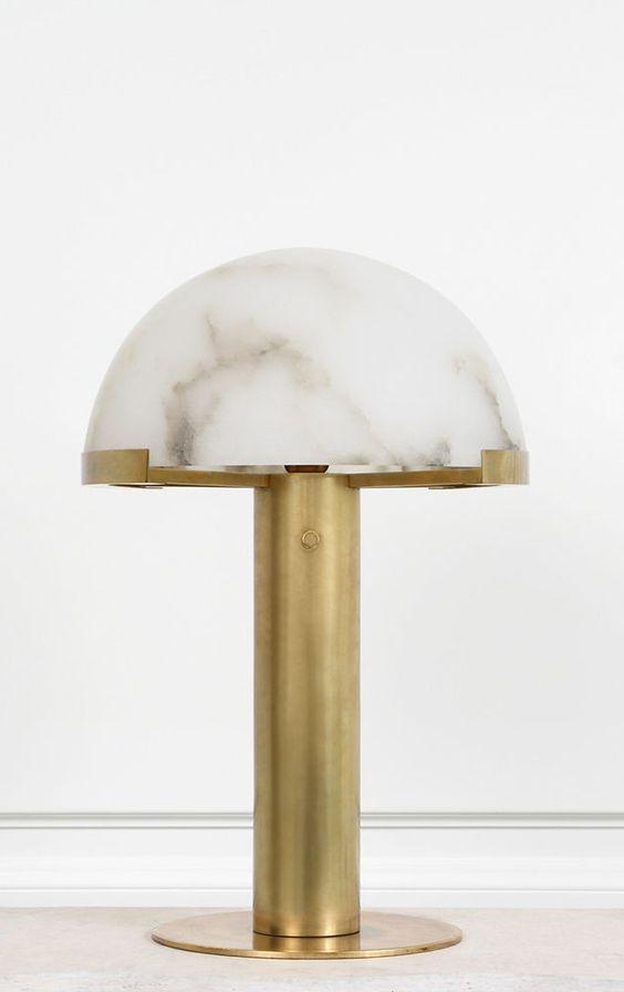 Keir Alabaster Table Lamp-Neutral Decor