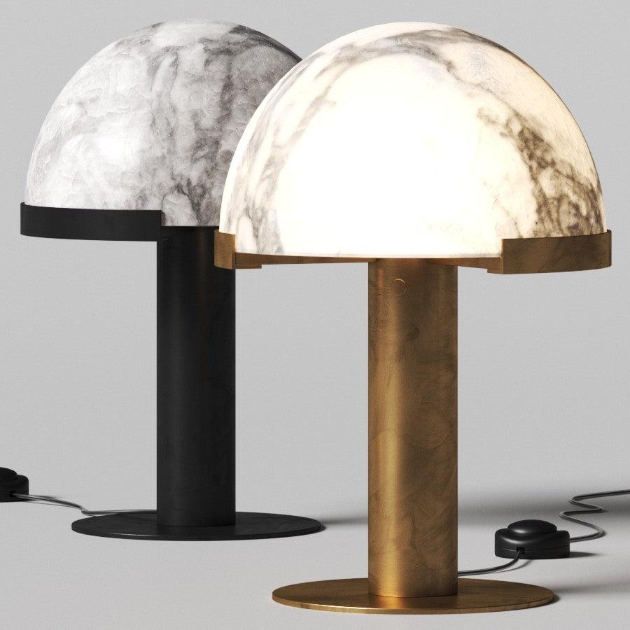 Keir Alabaster Table Lamp-Neutral Decor