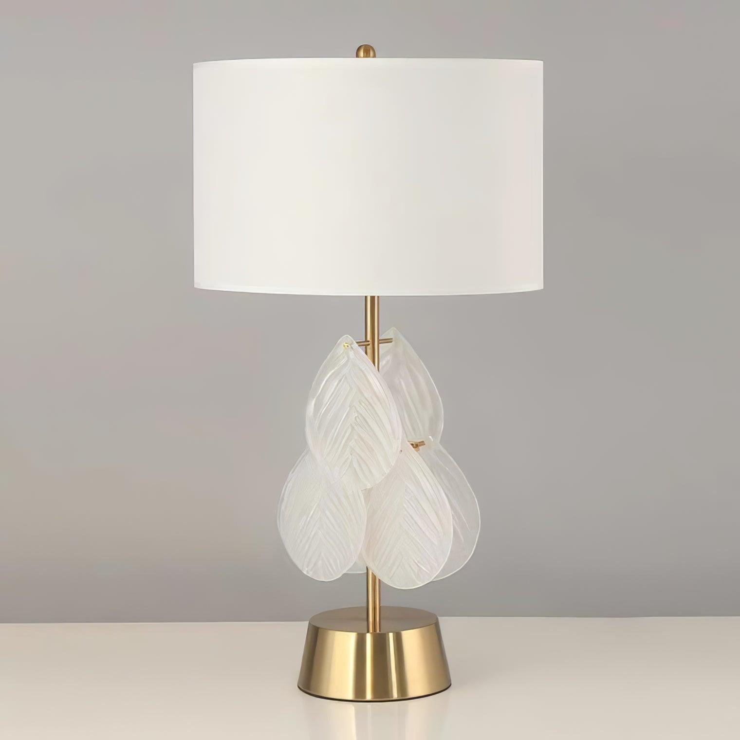 Elara Elegant Glass Table Lamp-Neutral Decor