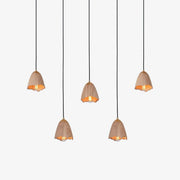 Sartin Modern Minimalist Bell Wood Pendant Lamp-Neutral Decor