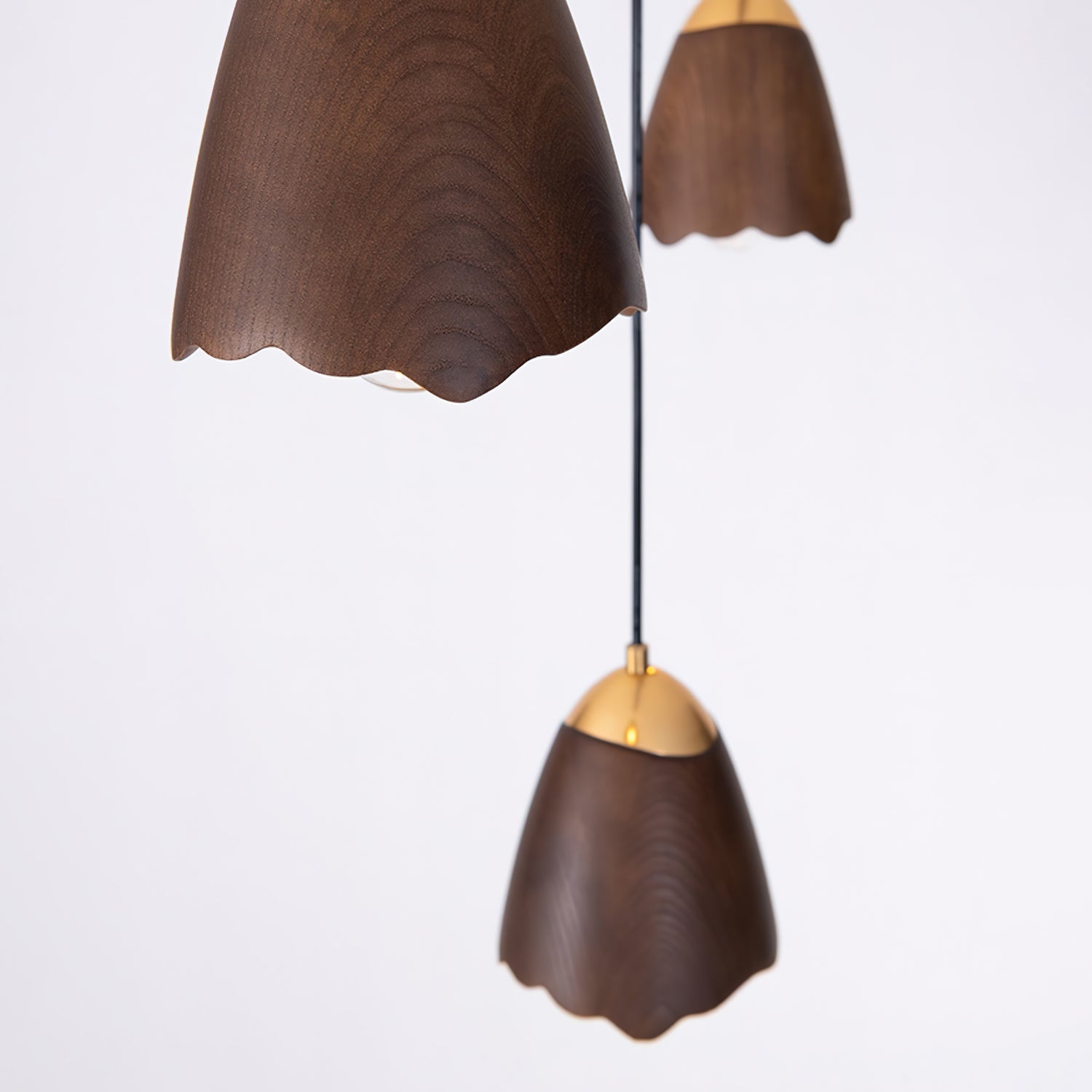 Sartin Modern Minimalist Bell Wood Pendant Lamp-Neutral Decor