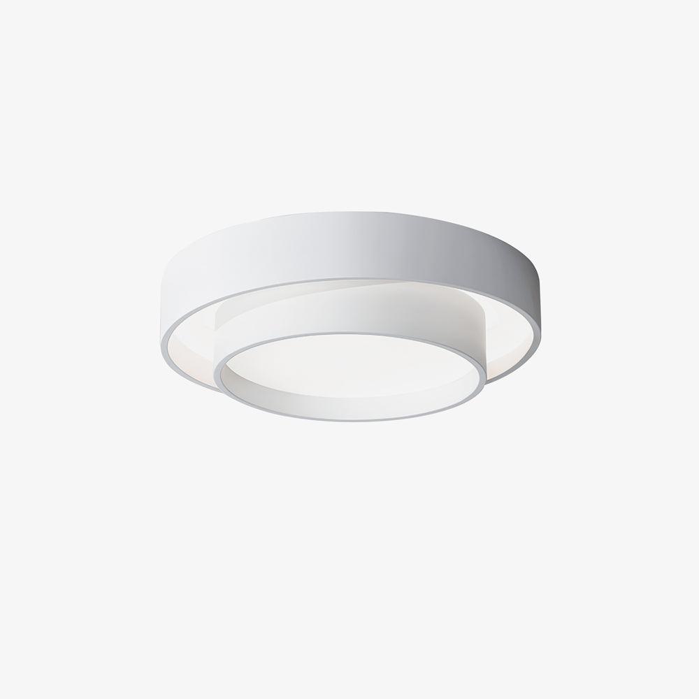 Lustra Ceiling Light Double Layers Modern Cylinder-Neutral Decor