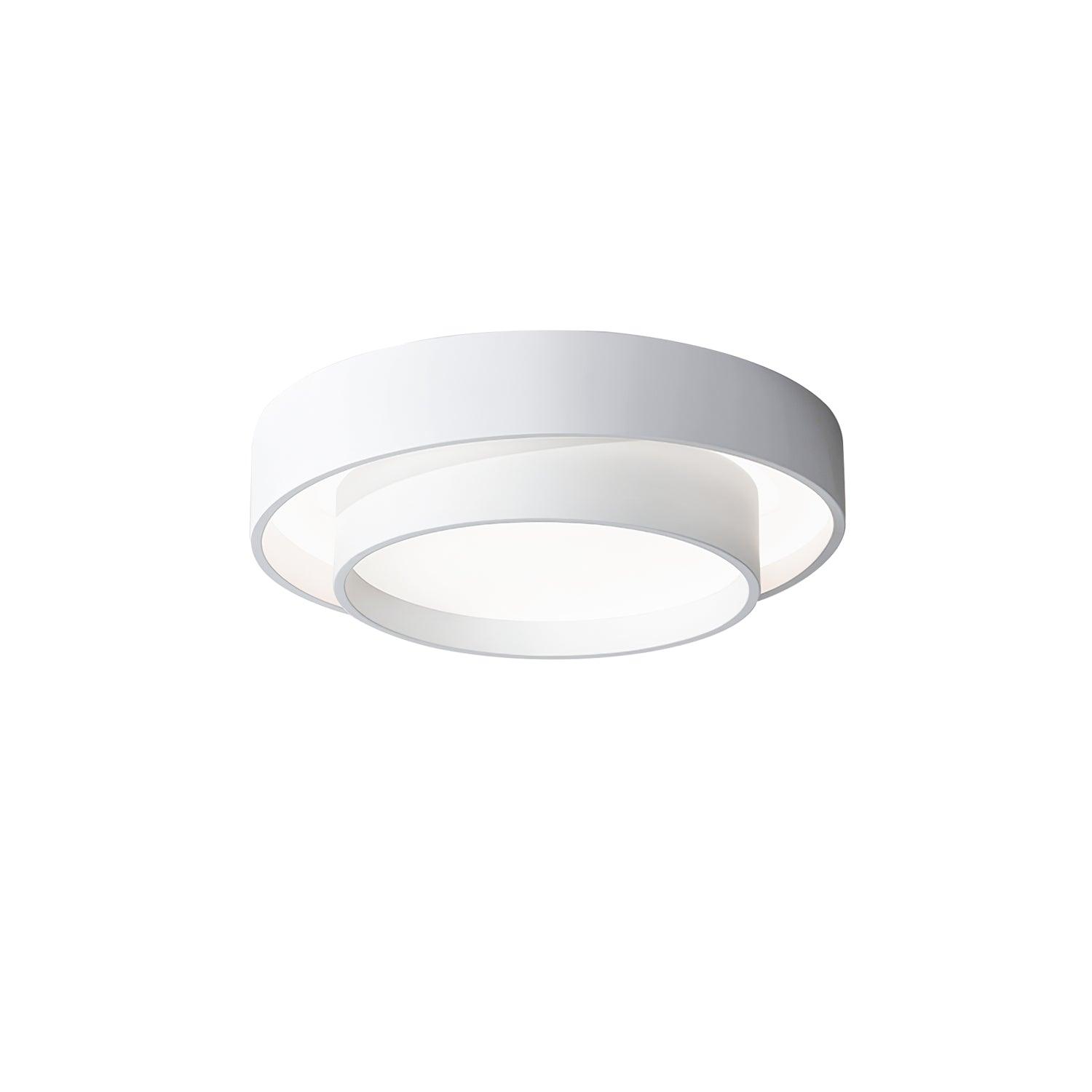 Lustra Ceiling Light Double Layers Modern Cylinder-Neutral Decor