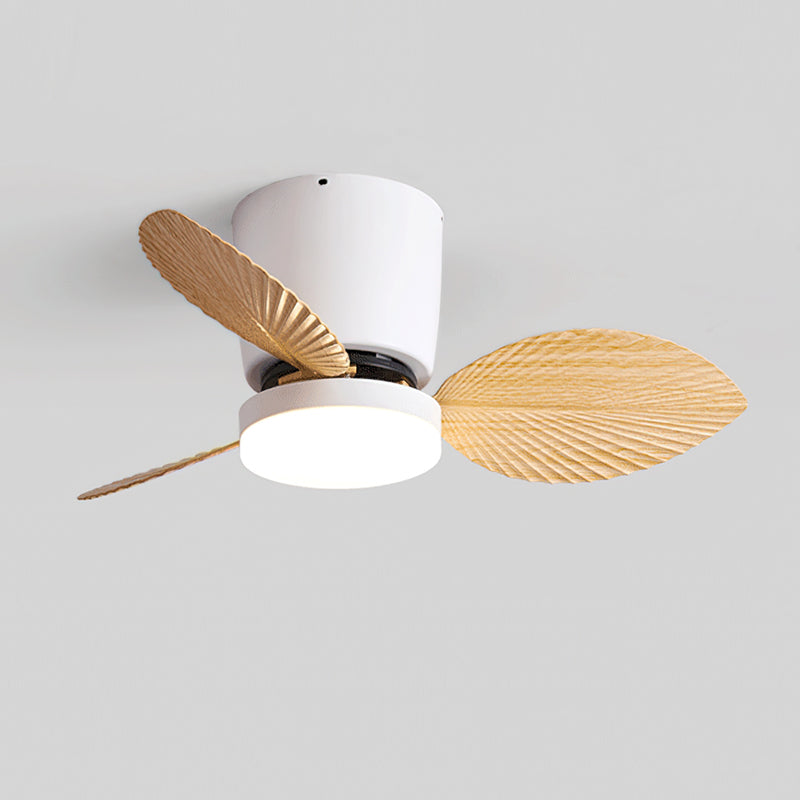 The black Melorie fan with the light on.
