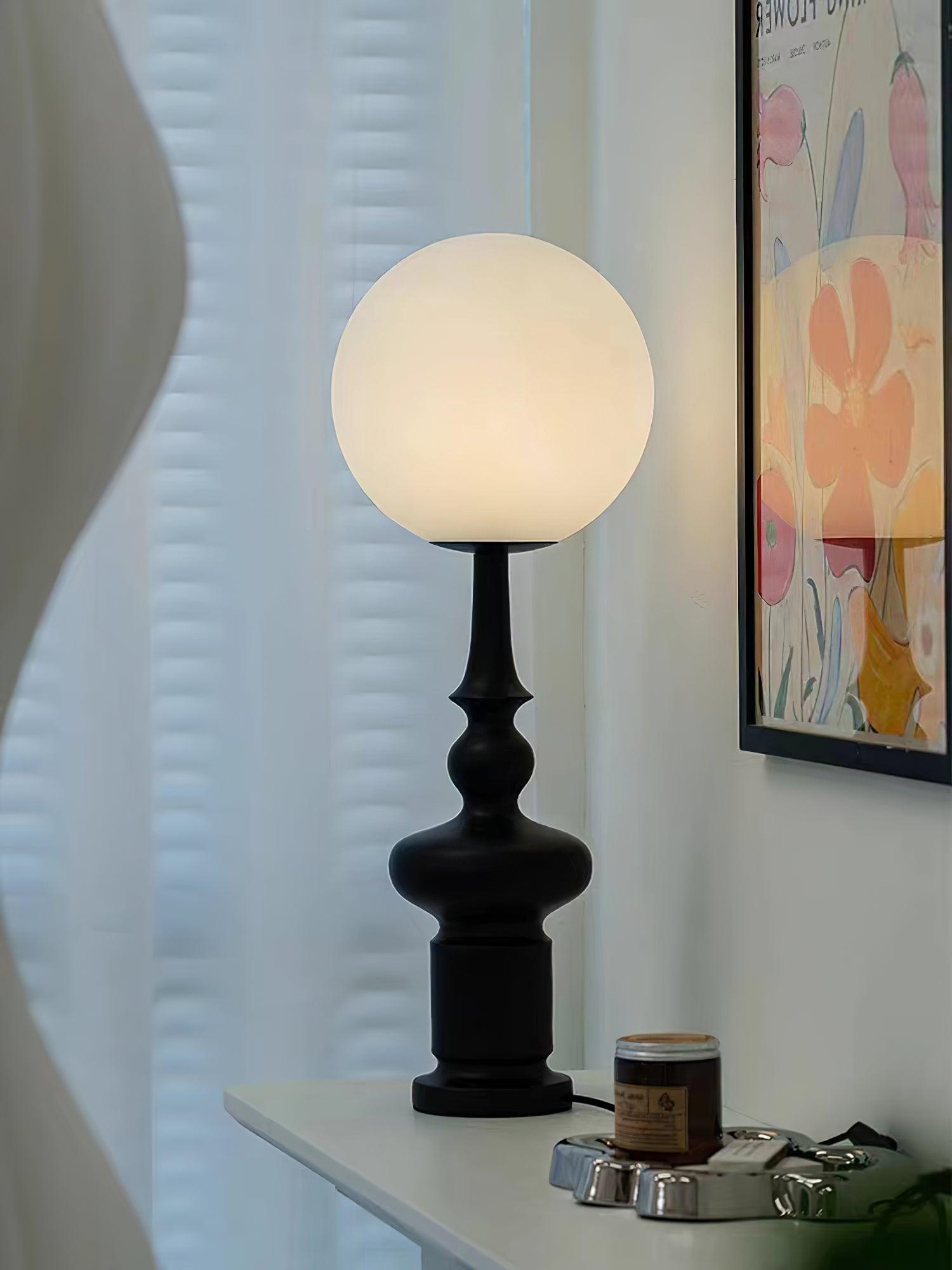 Orion Roman Column Table Lamp-Neutral Decor
