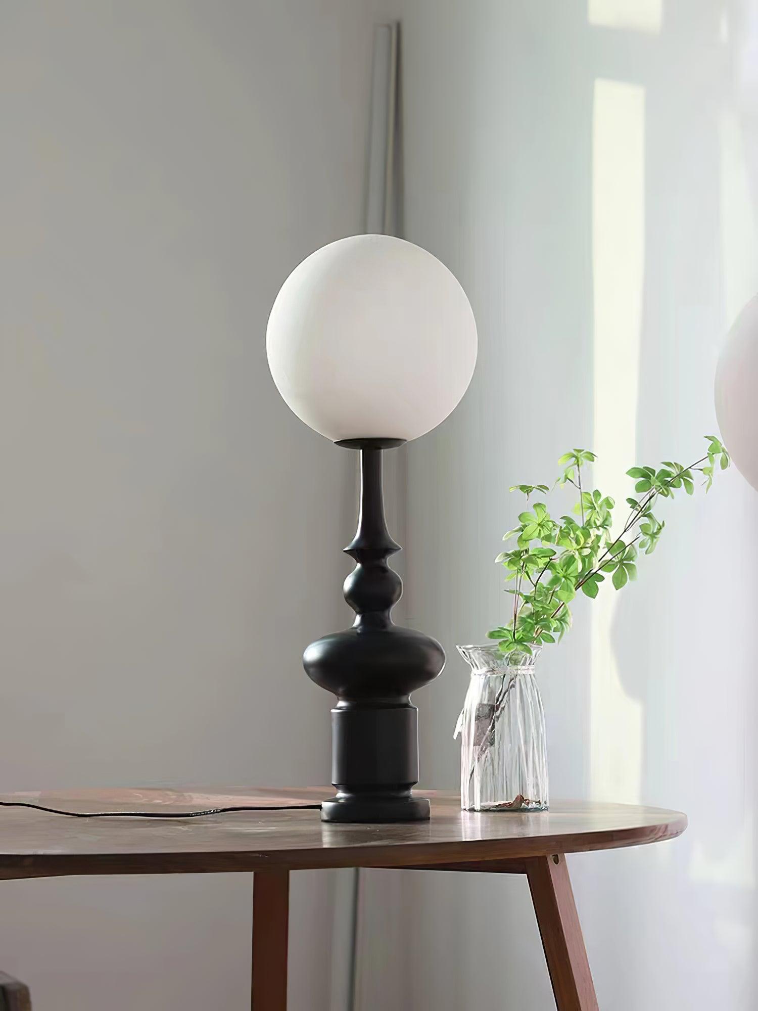 Orion Roman Column Table Lamp-Neutral Decor