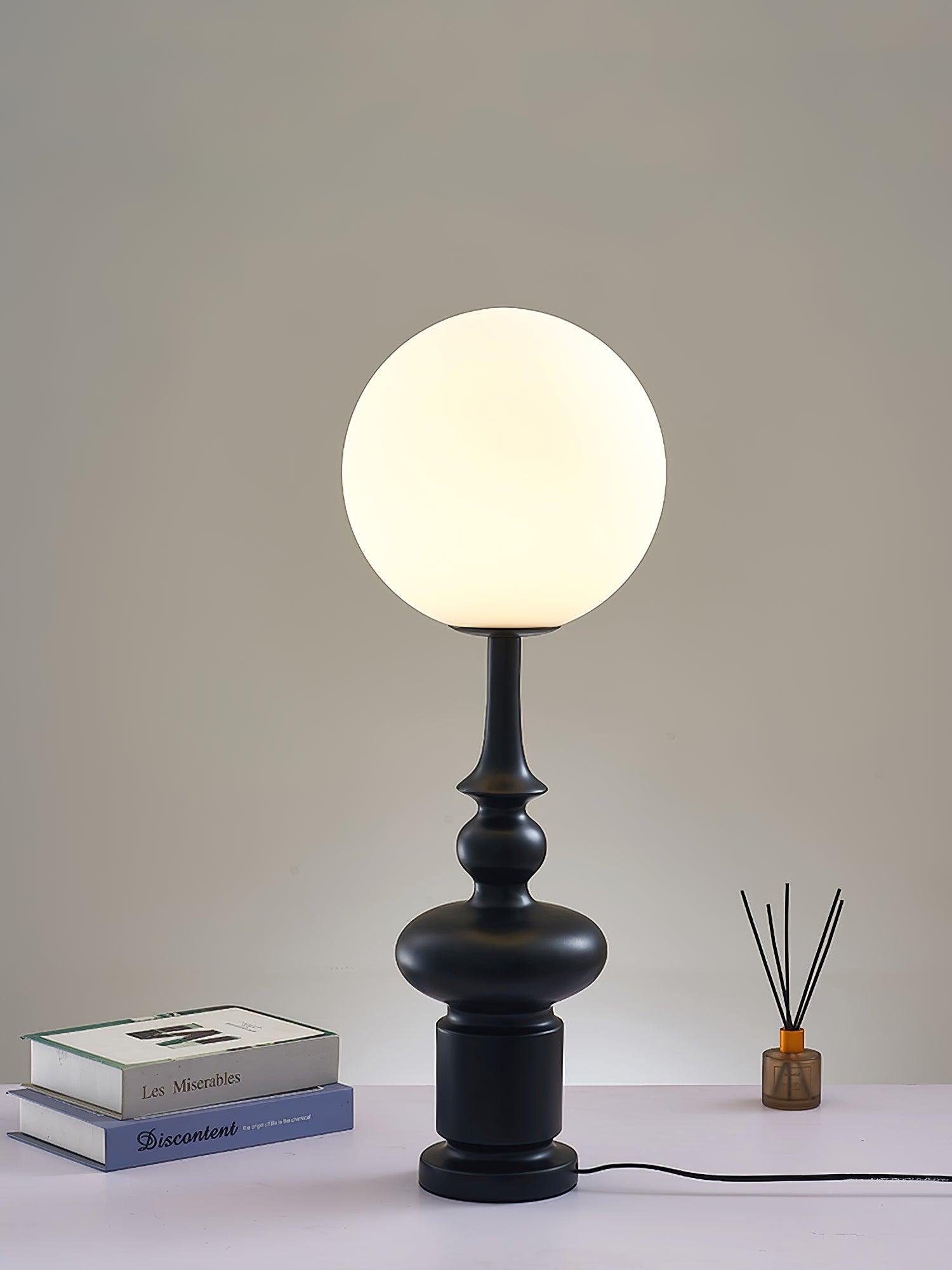 Orion Roman Column Table Lamp-Neutral Decor