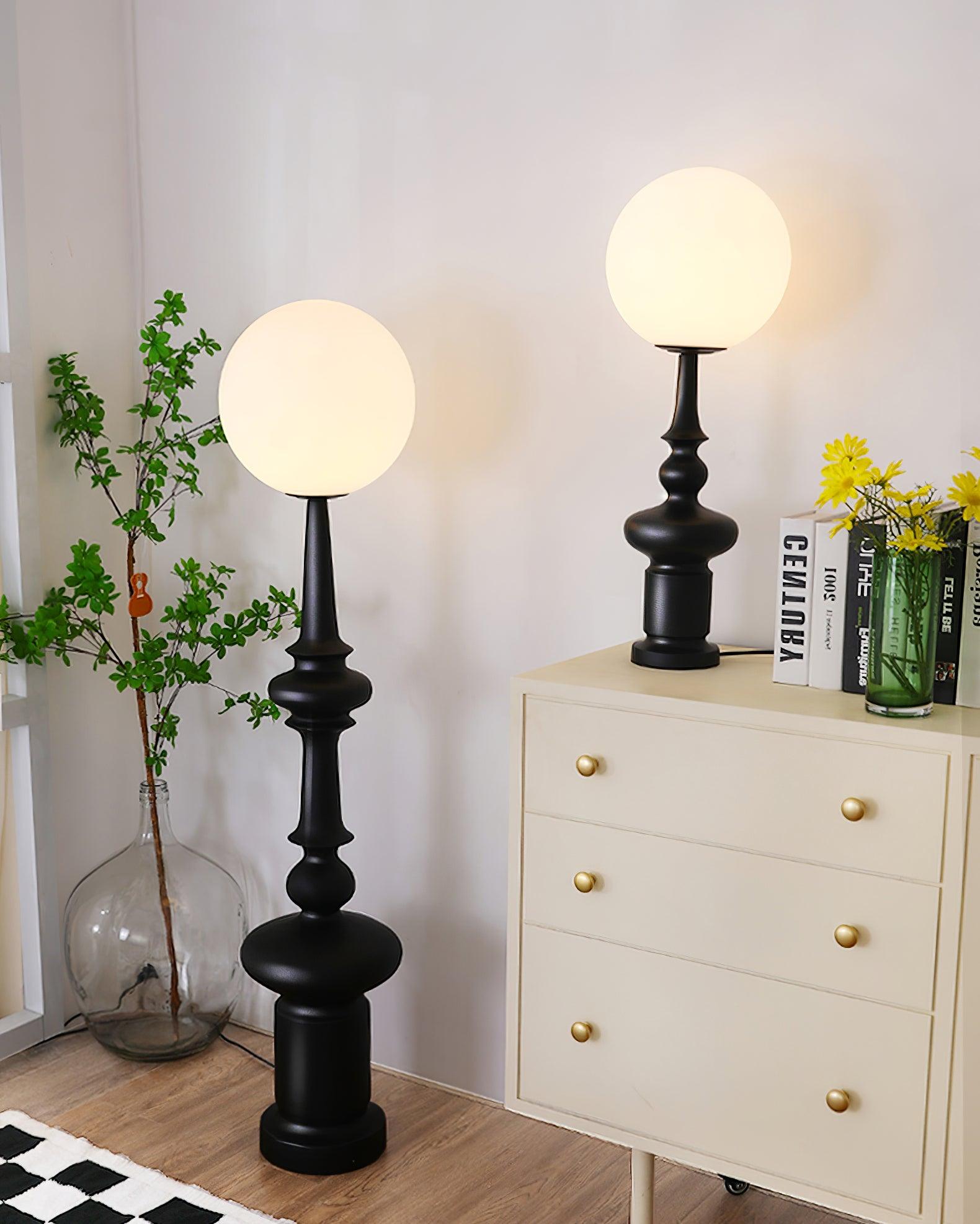 Orion Roman Column Table Lamp-Neutral Decor