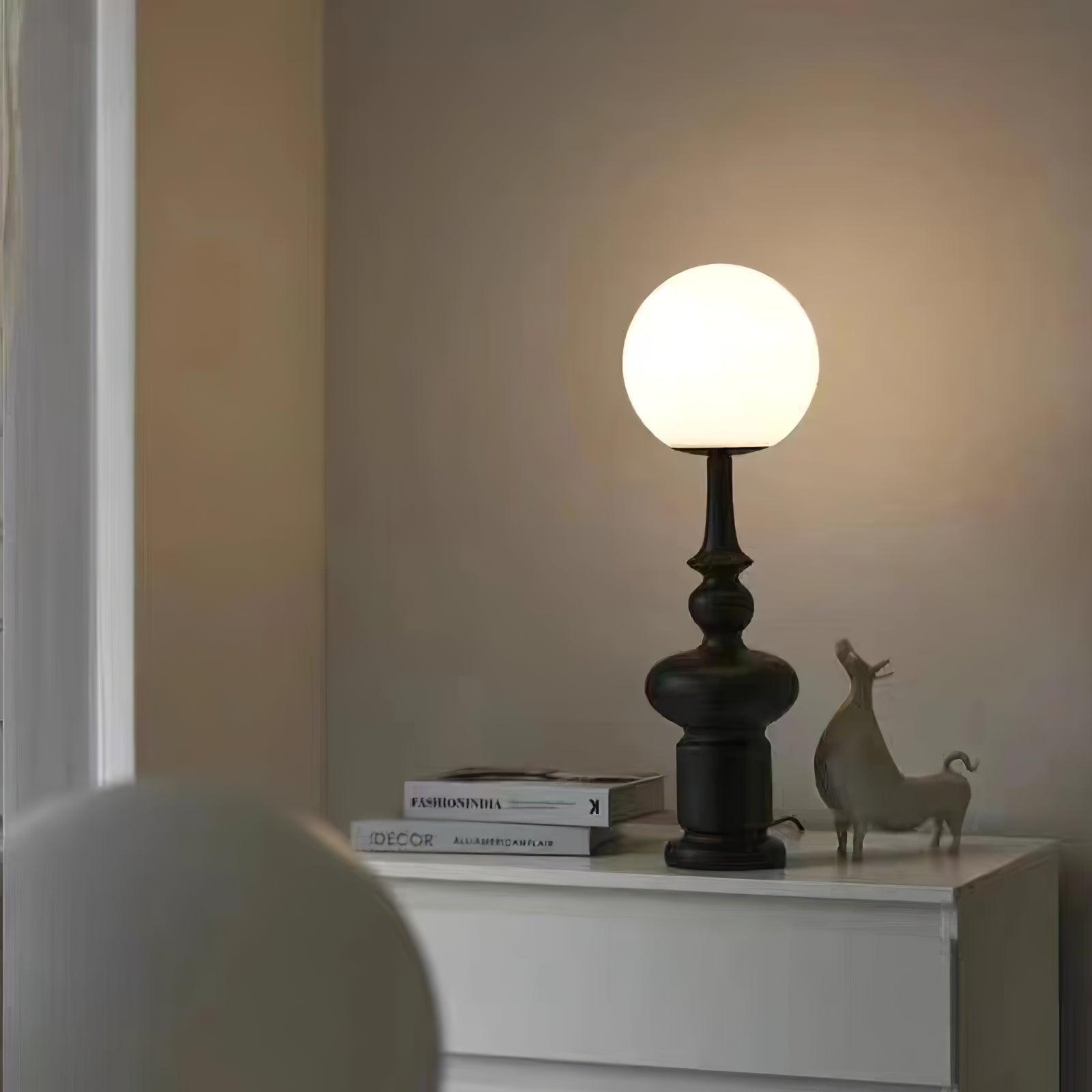 Orion Roman Column Table Lamp-Neutral Decor