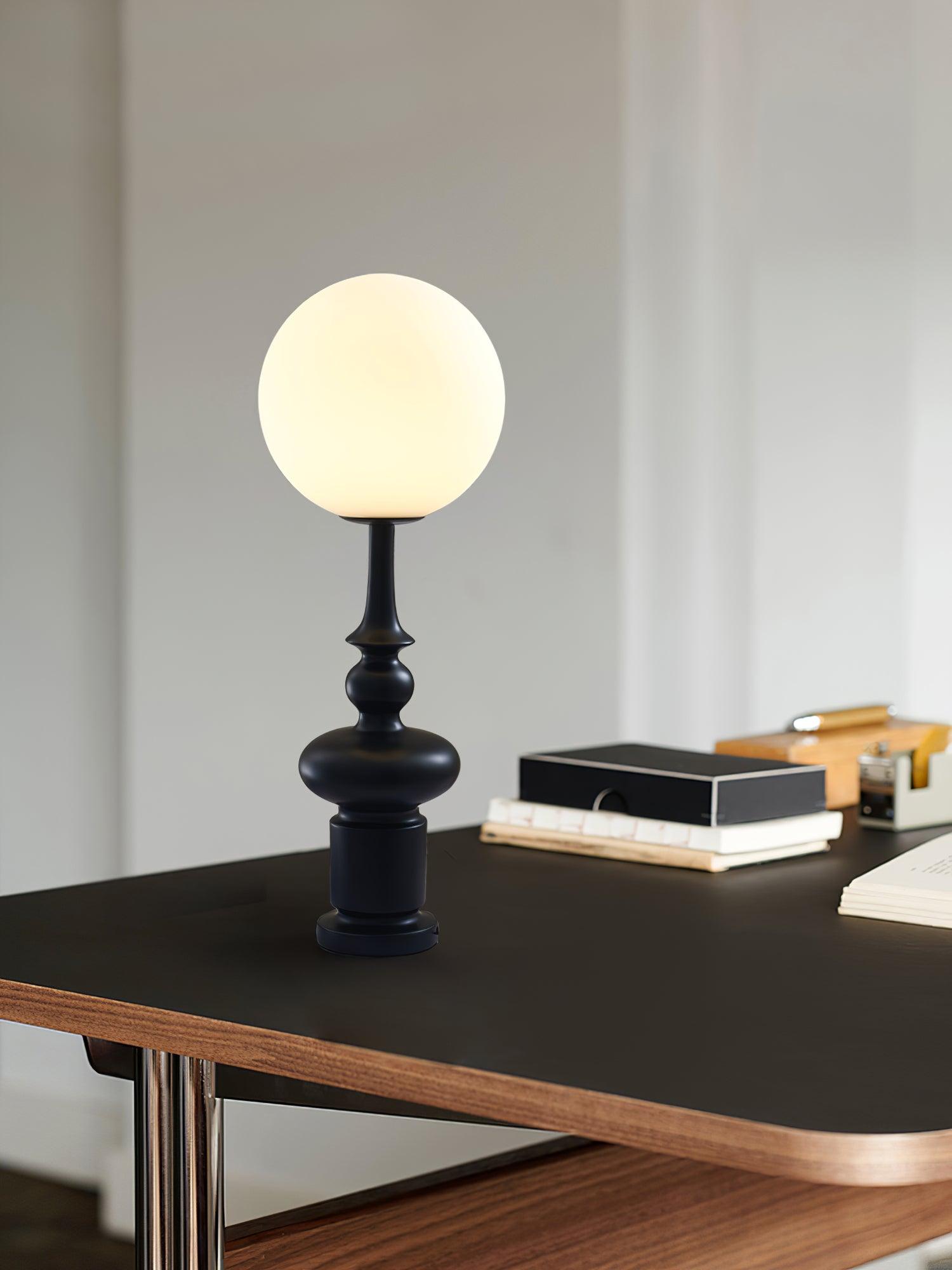 Orion Roman Column Table Lamp-Neutral Decor